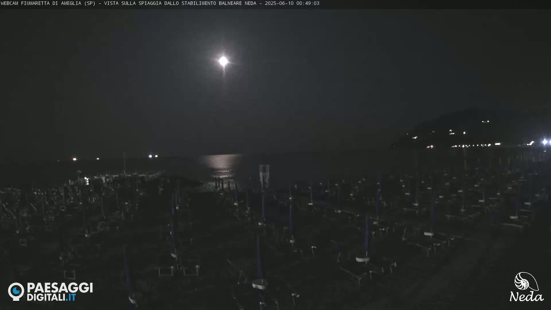 Fiumaretta di Ameglia Beach Live Cam - La Spezia, Liguria, Italy