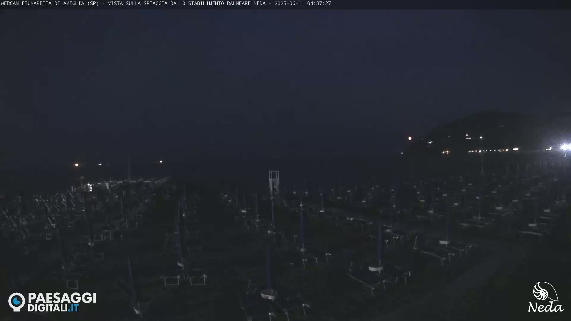 Fiumaretta di Ameglia Beach Live Cam - La Spezia, Liguria, Italy
