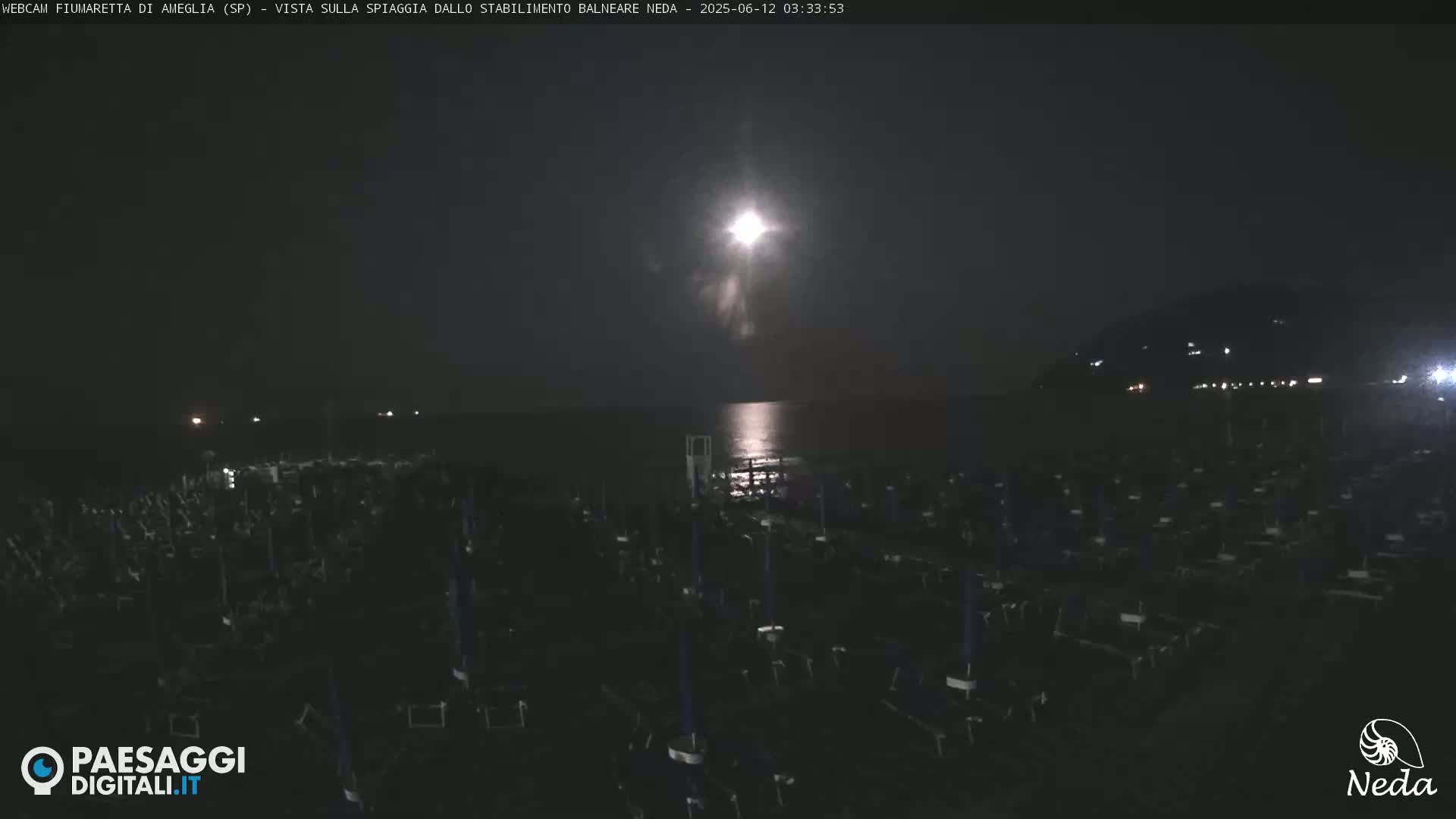 Fiumaretta di Ameglia Beach Live Cam - La Spezia, Liguria, Italy