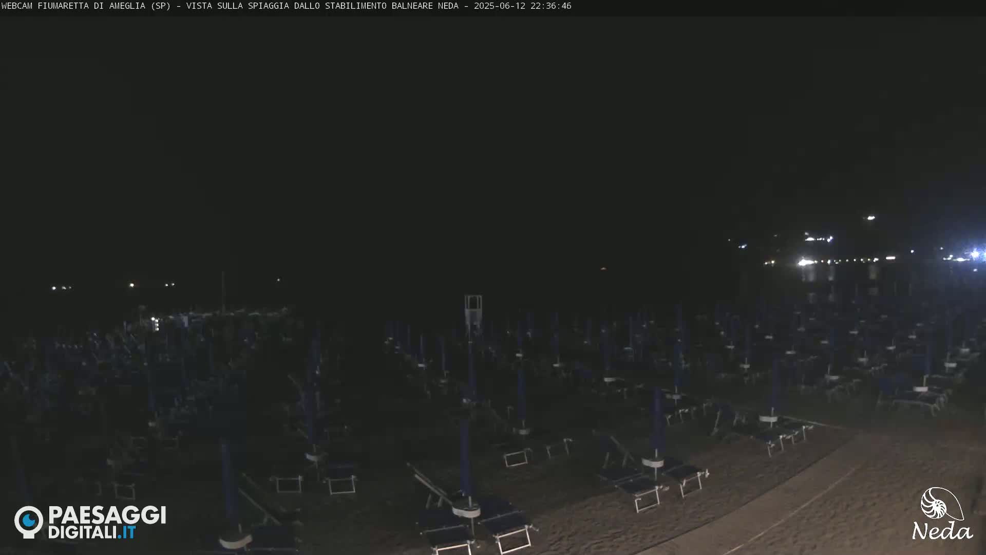 Fiumaretta di Ameglia Beach Live Cam - La Spezia, Liguria, Italy