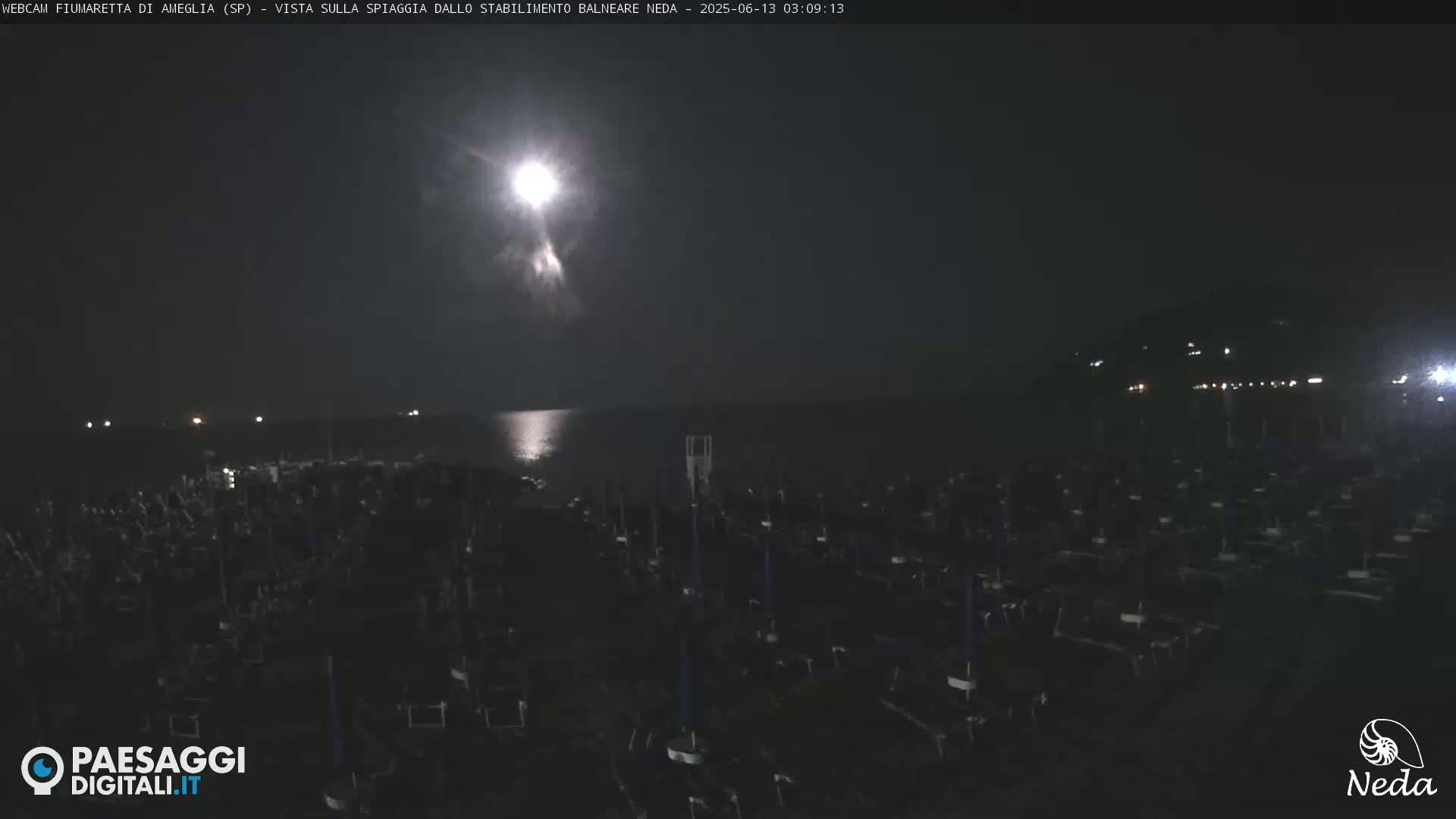 Fiumaretta di Ameglia Beach Live Cam - La Spezia, Liguria, Italy