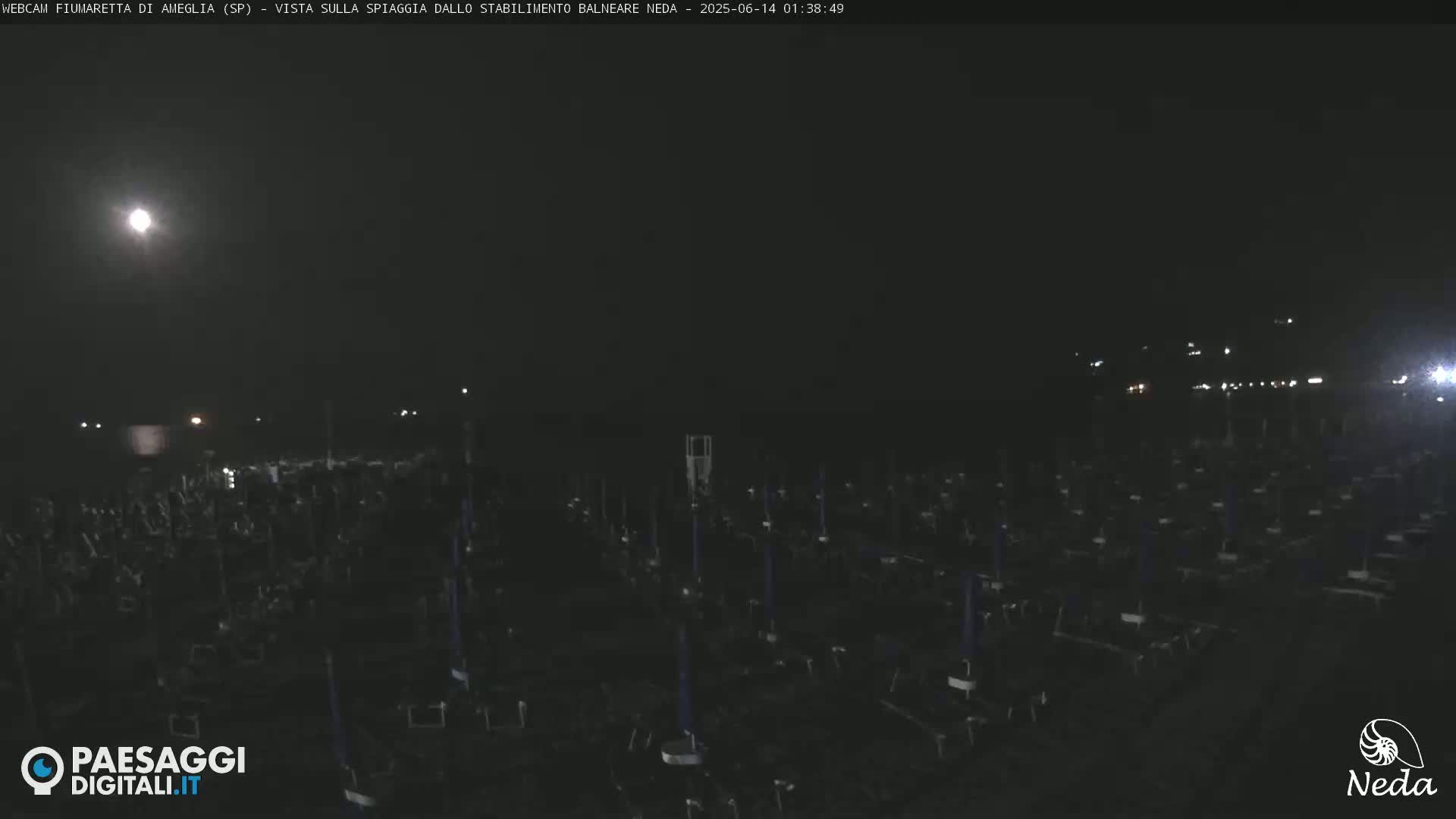 Fiumaretta di Ameglia Beach Live Cam - La Spezia, Liguria, Italy