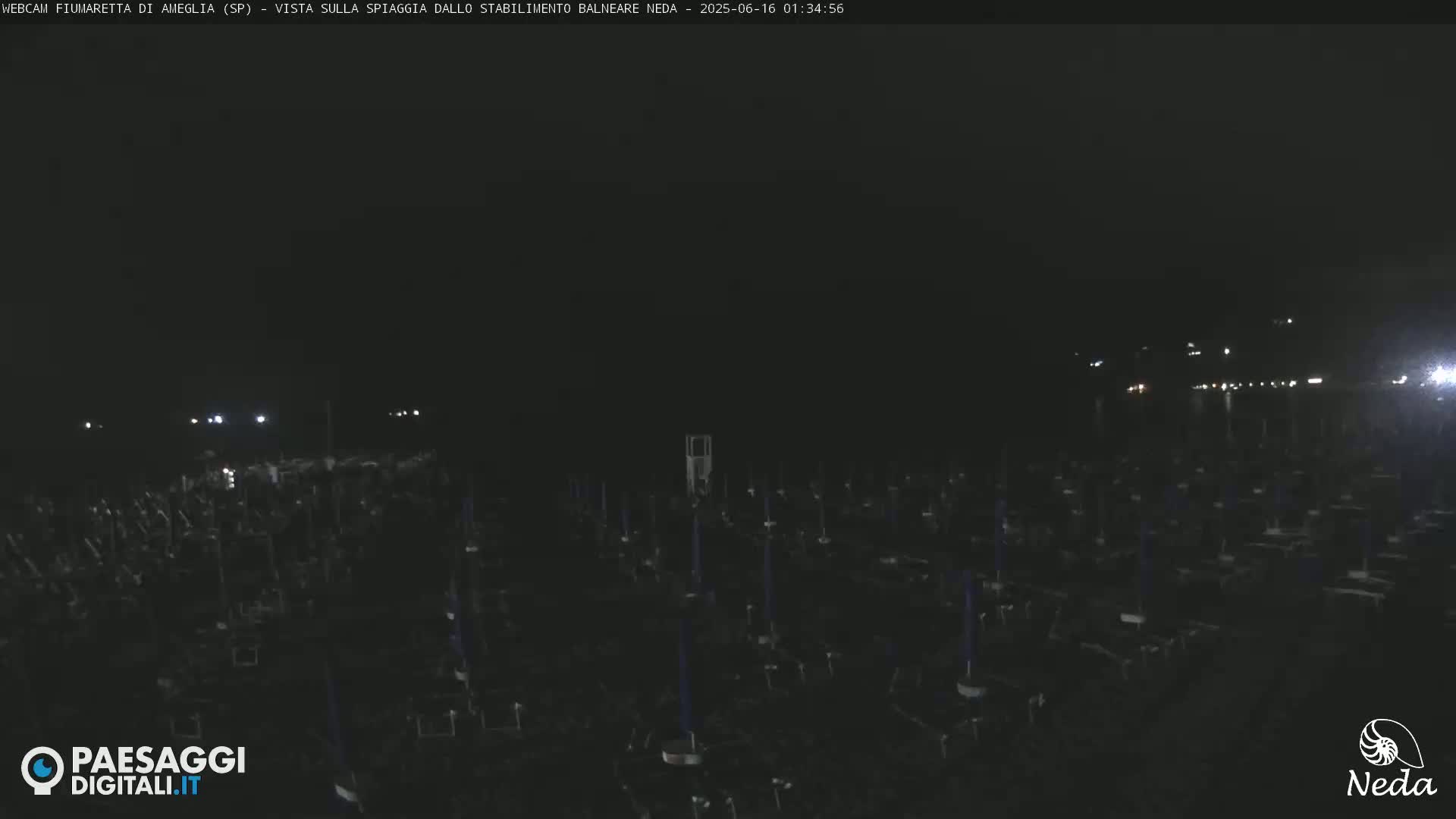 Fiumaretta di Ameglia Beach Live Cam - La Spezia, Liguria, Italy