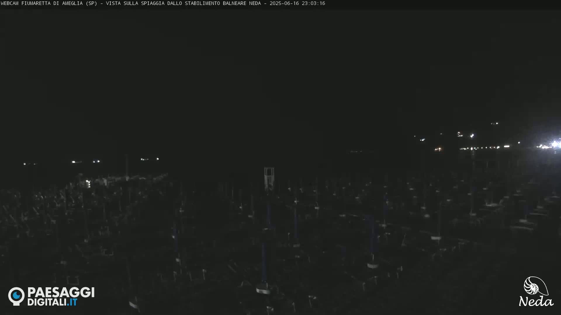 Fiumaretta di Ameglia Beach Live Cam - La Spezia, Liguria, Italy