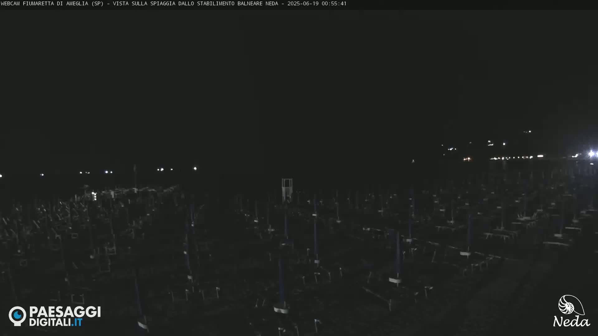Fiumaretta di Ameglia Beach Live Cam - La Spezia, Liguria, Italy