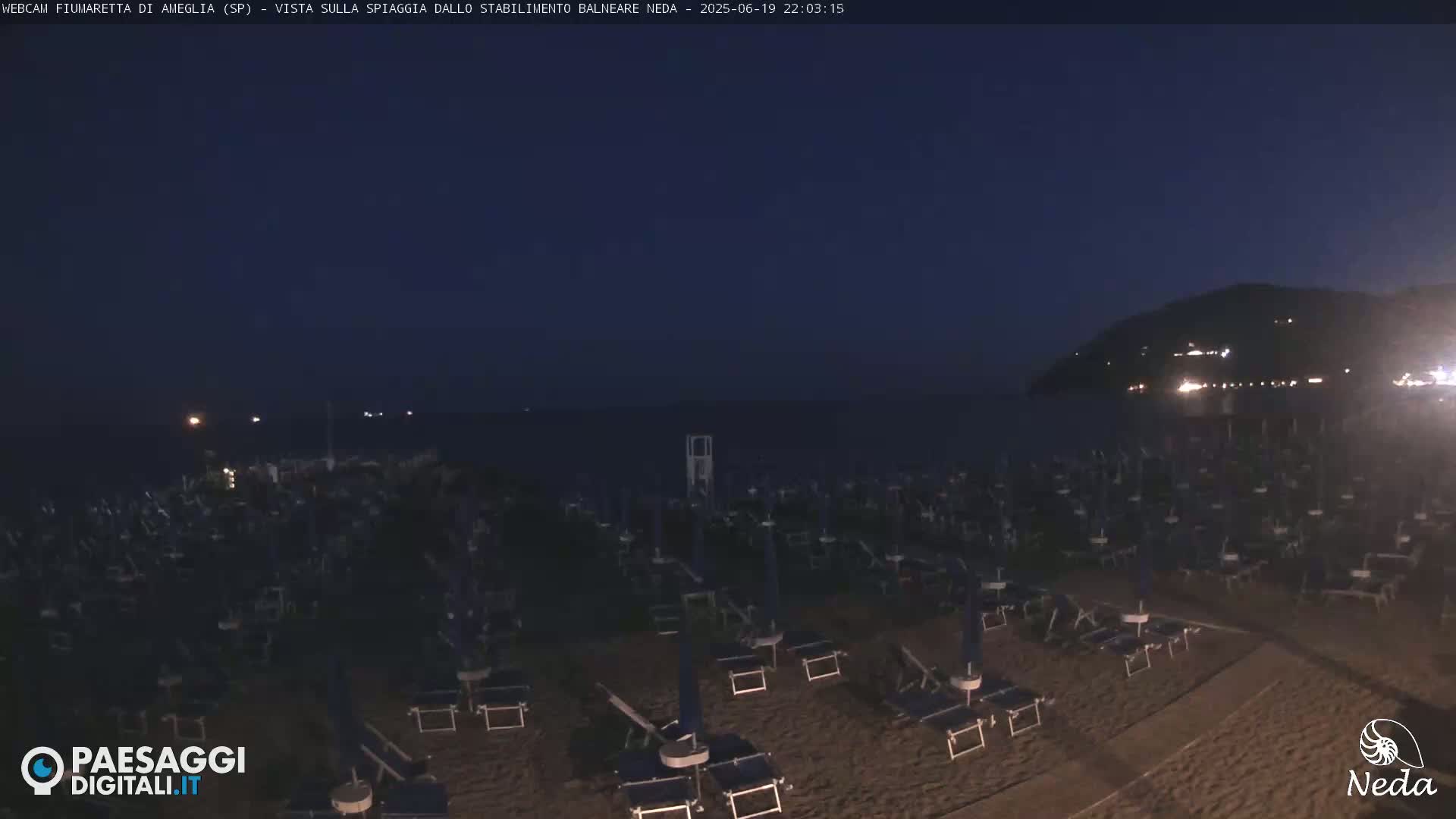 Fiumaretta di Ameglia Beach Live Cam - La Spezia, Liguria, Italy