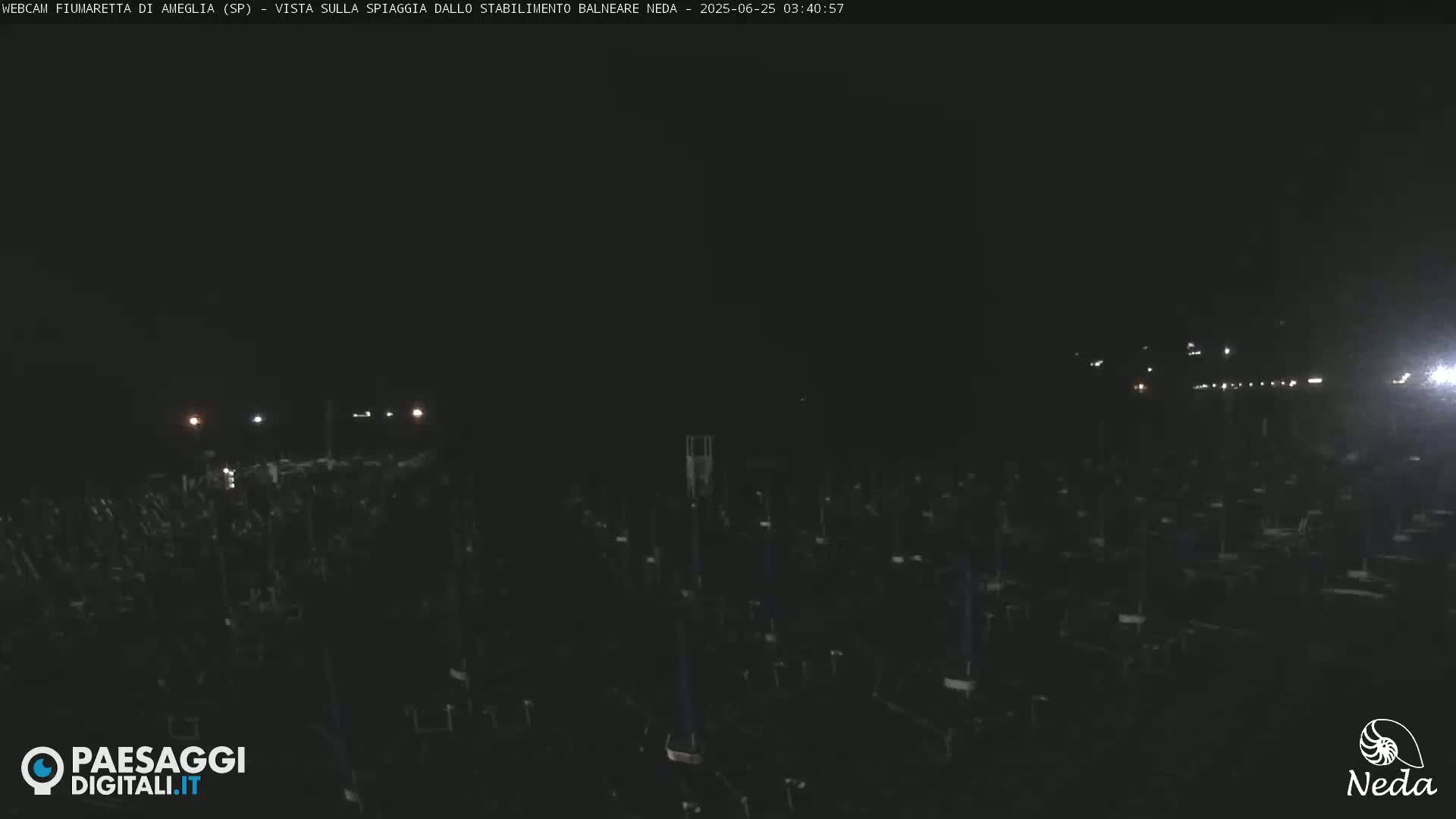 Fiumaretta di Ameglia Beach Live Cam - La Spezia, Liguria, Italy