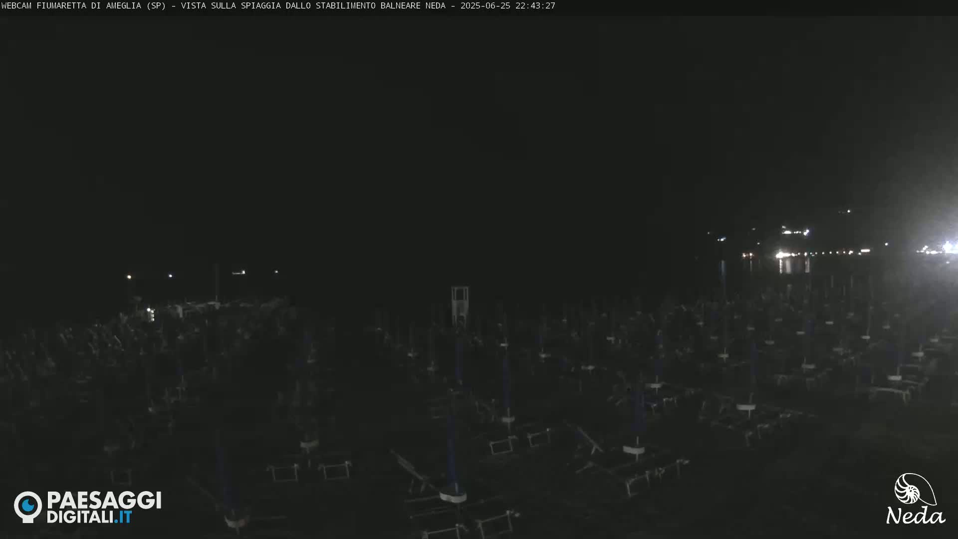 Fiumaretta di Ameglia Beach Live Cam - La Spezia, Liguria, Italy
