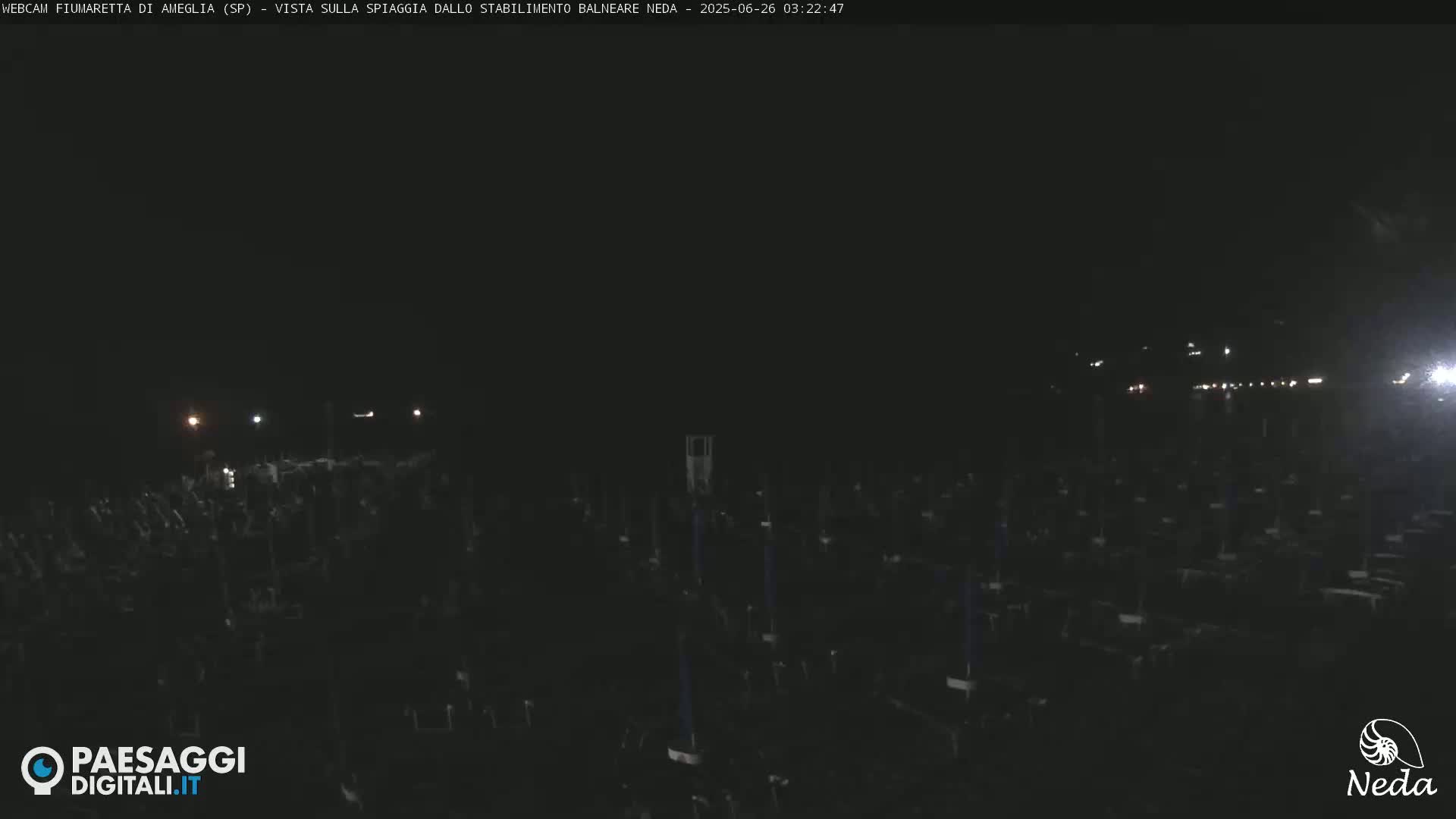 Fiumaretta di Ameglia Beach Live Cam - La Spezia, Liguria, Italy