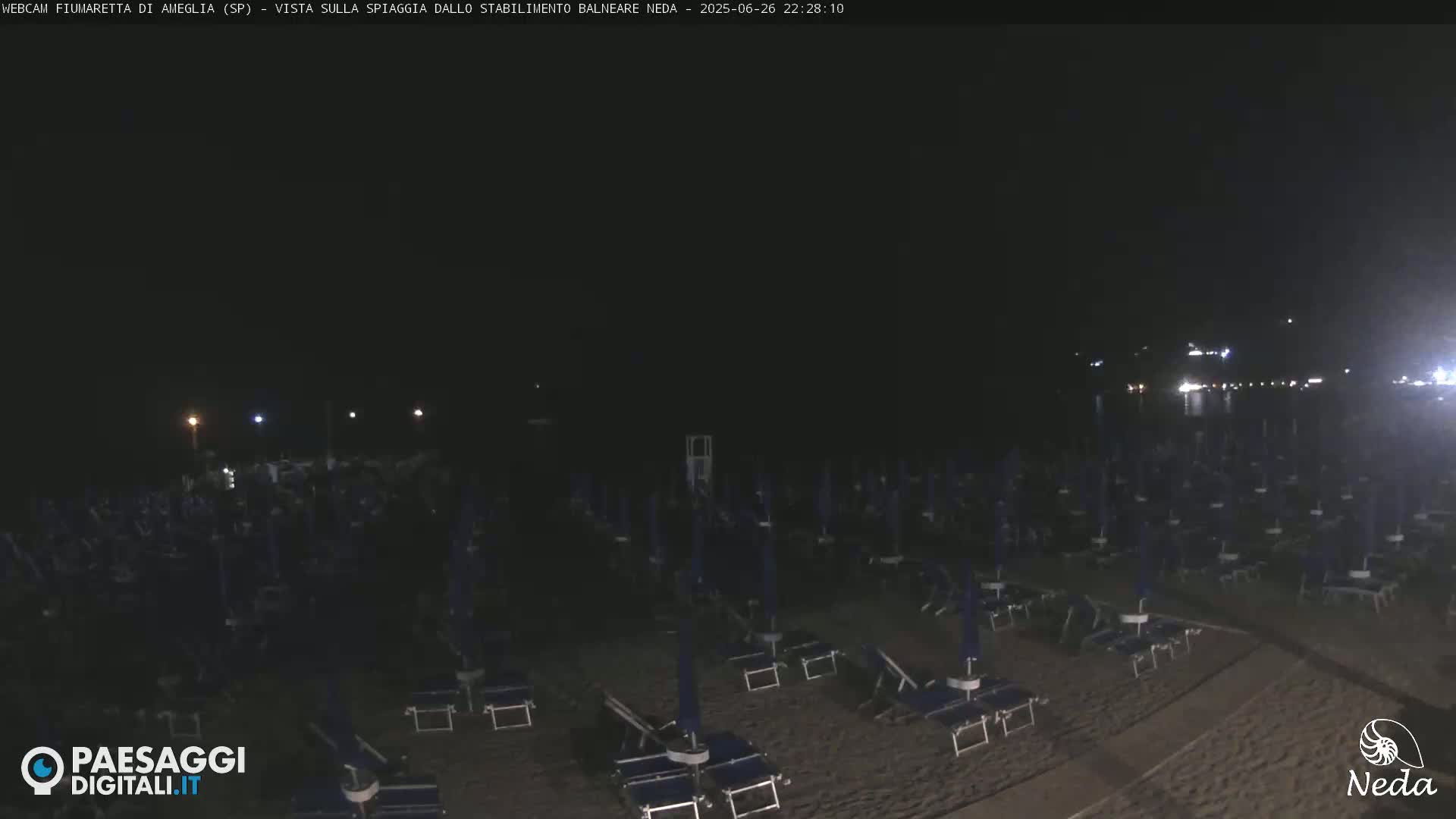Fiumaretta di Ameglia Beach Live Cam - La Spezia, Liguria, Italy
