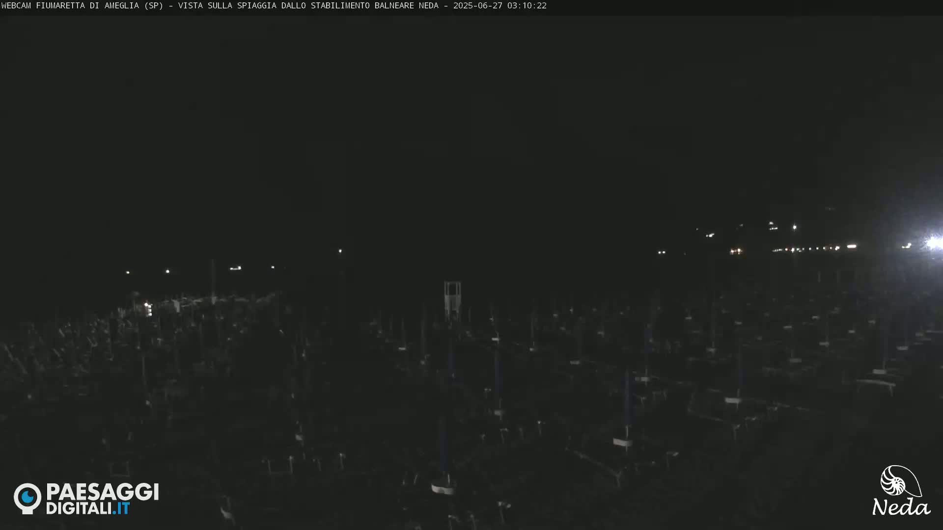 Fiumaretta di Ameglia Beach Live Cam - La Spezia, Liguria, Italy