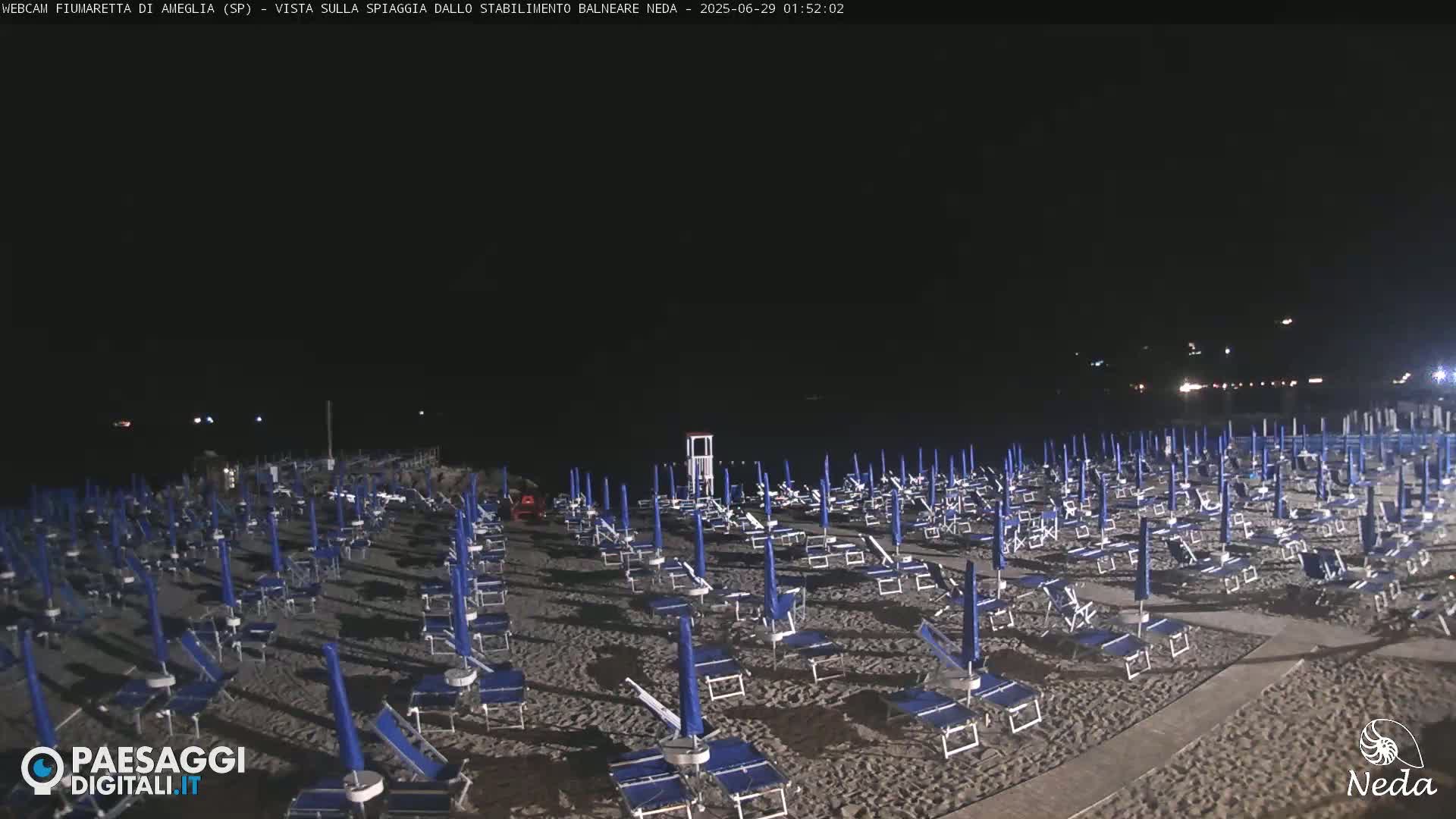 Fiumaretta di Ameglia Beach Live Cam - La Spezia, Liguria, Italy