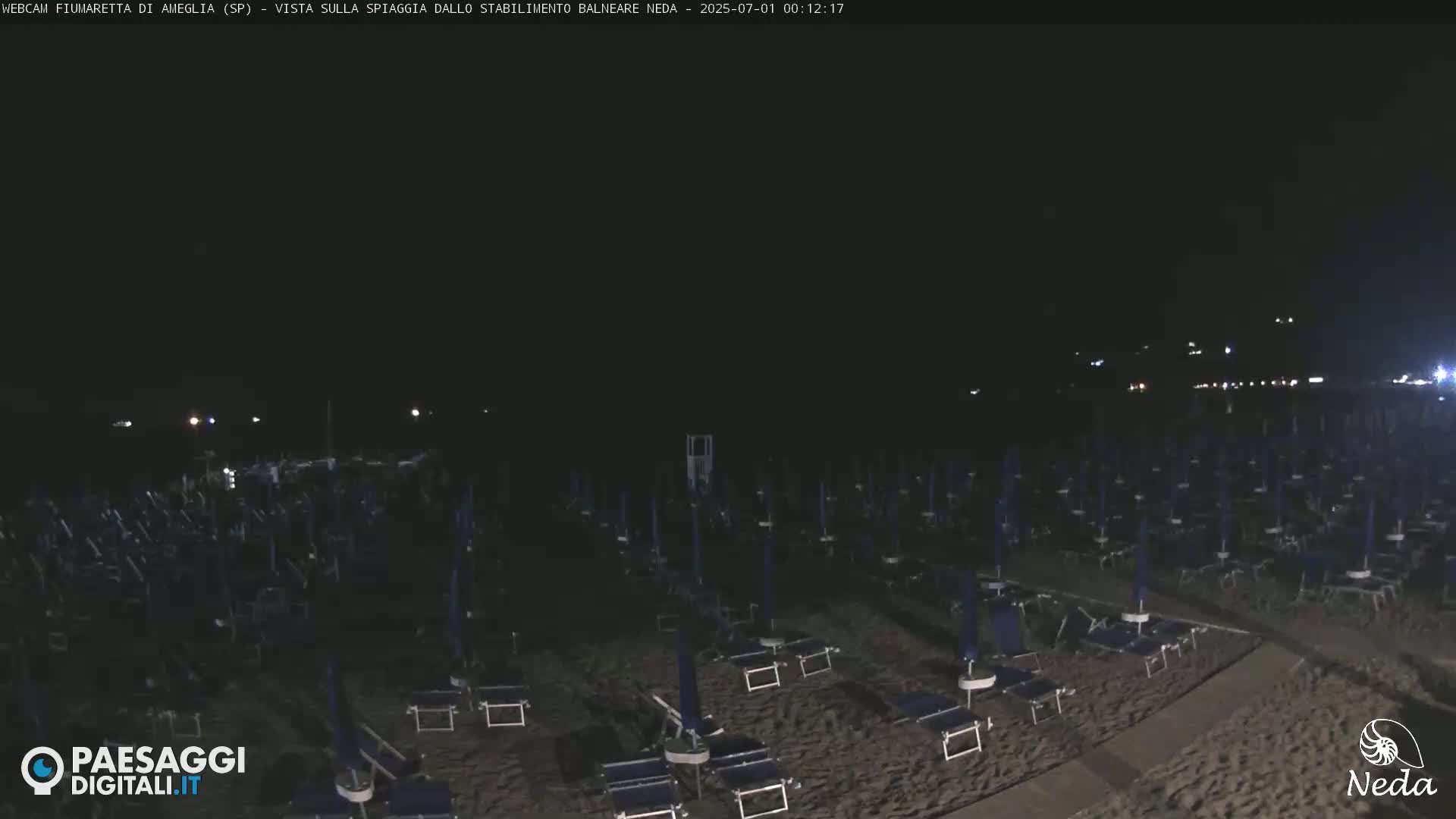 Fiumaretta di Ameglia Beach Live Cam - La Spezia, Liguria, Italy
