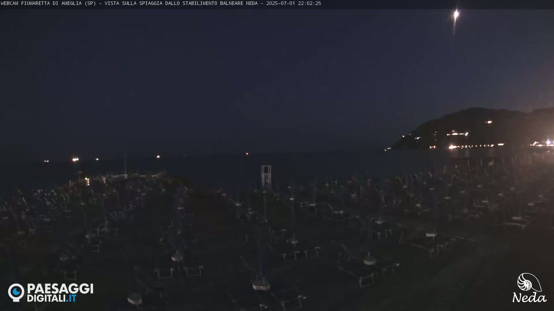 Fiumaretta di Ameglia Beach Live Cam - La Spezia, Liguria, Italy