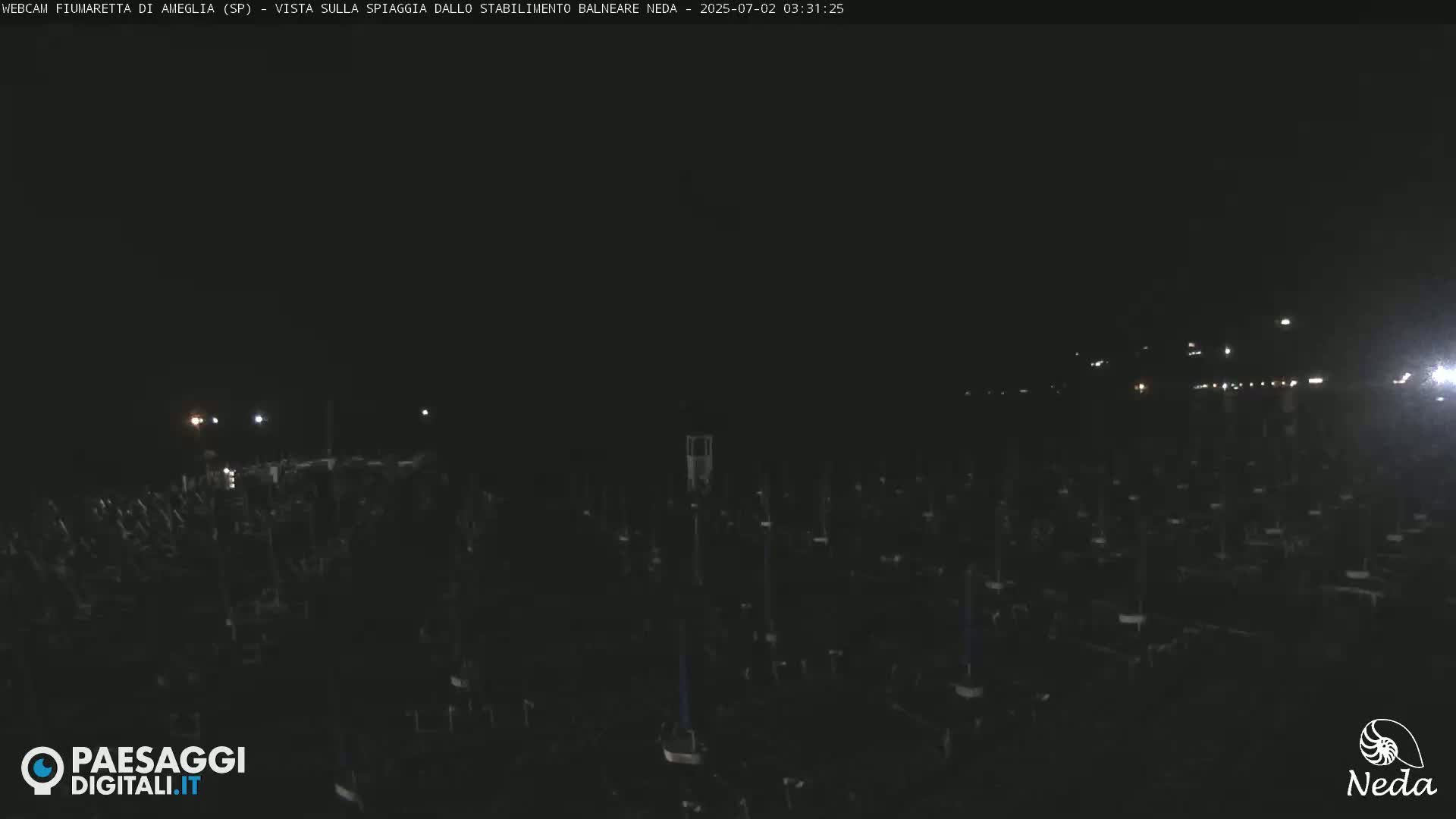 Fiumaretta di Ameglia Beach Live Cam - La Spezia, Liguria, Italy