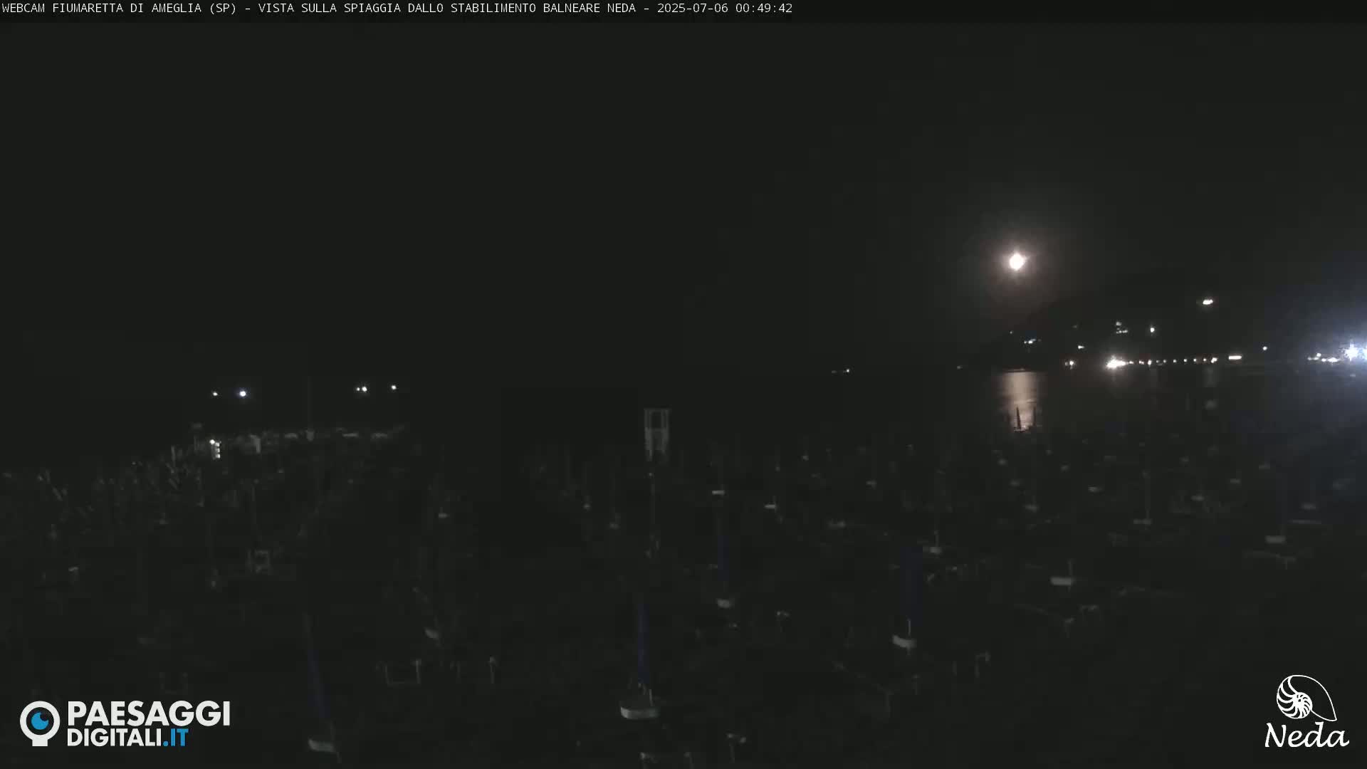 Fiumaretta di Ameglia Beach Live Cam - La Spezia, Liguria, Italy