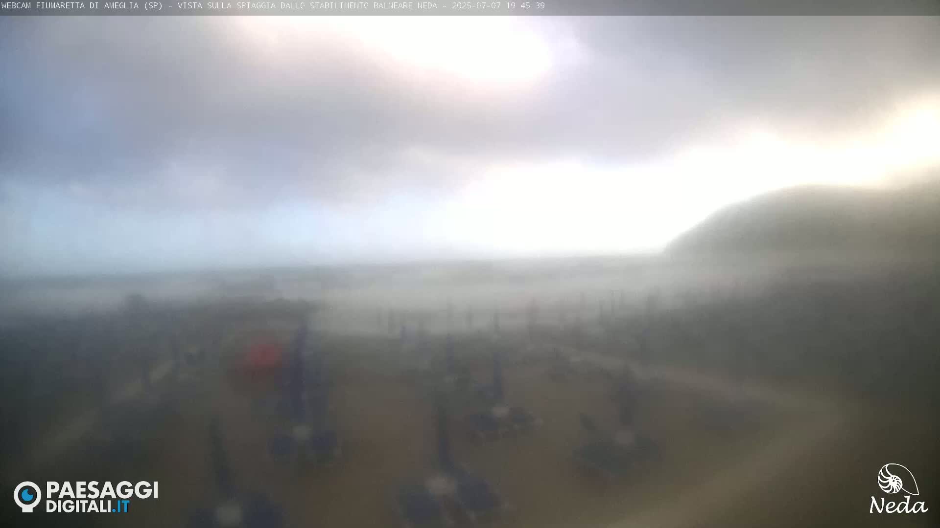 Fiumaretta di Ameglia Beach Live Cam - La Spezia, Liguria, Italy