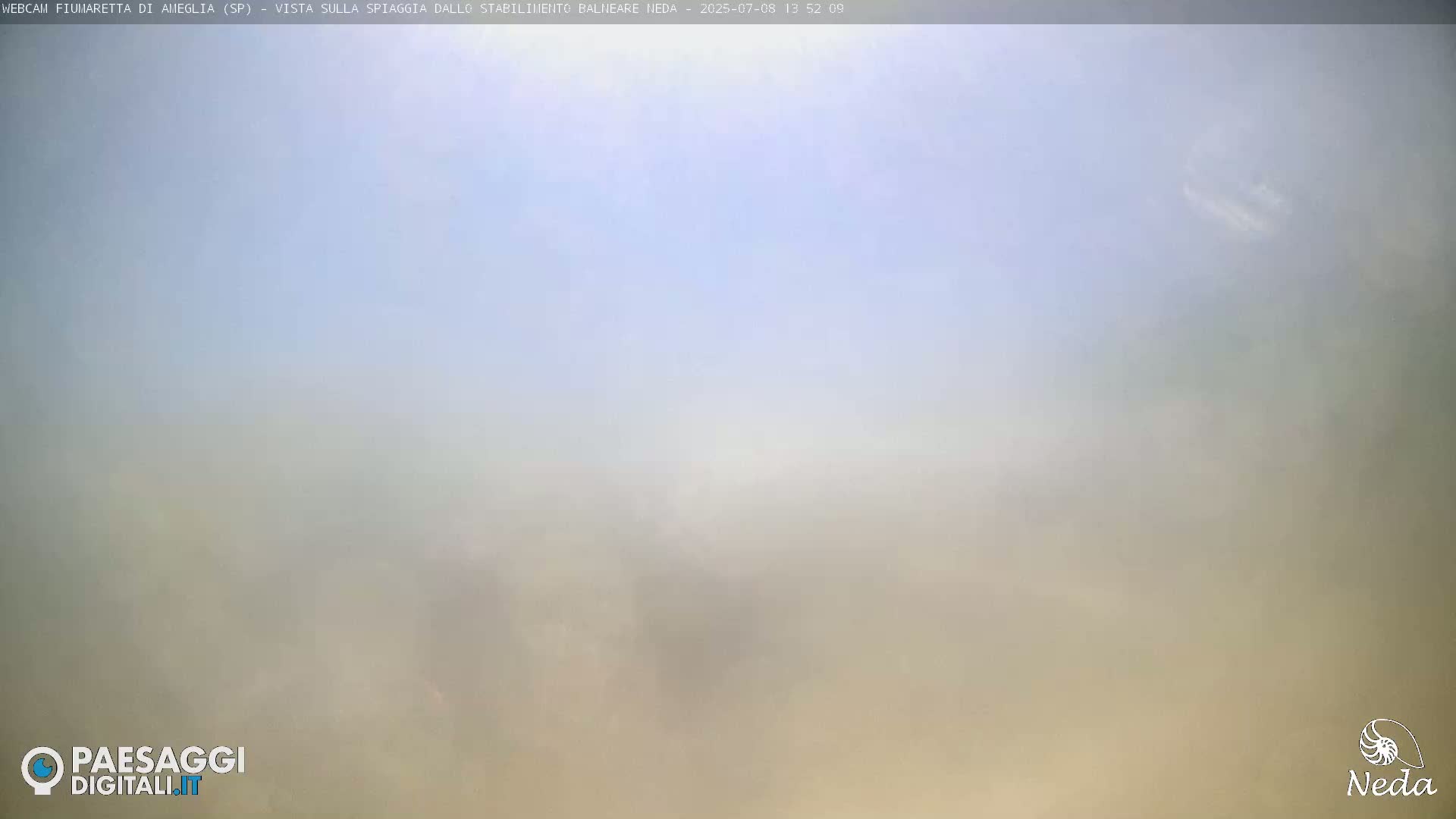 Fiumaretta di Ameglia Beach Live Cam - La Spezia, Liguria, Italy