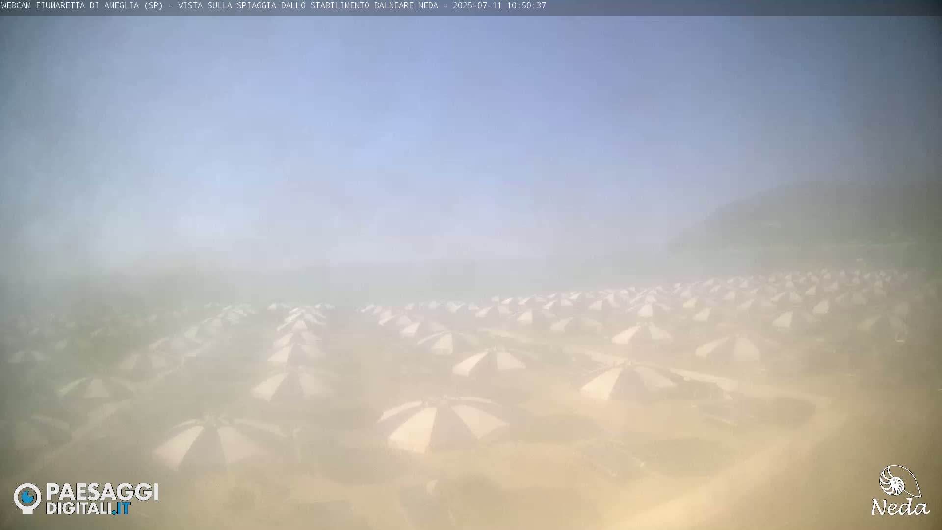 Fiumaretta di Ameglia Beach Live Cam - La Spezia, Liguria, Italy