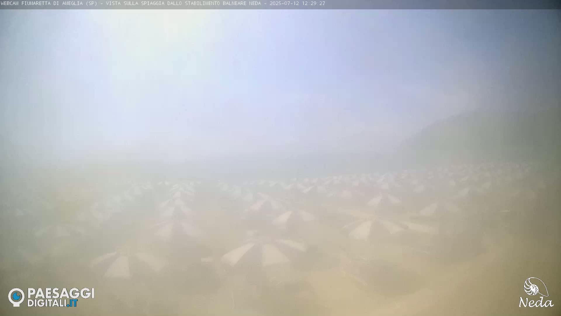 Fiumaretta di Ameglia Beach Live Cam - La Spezia, Liguria, Italy