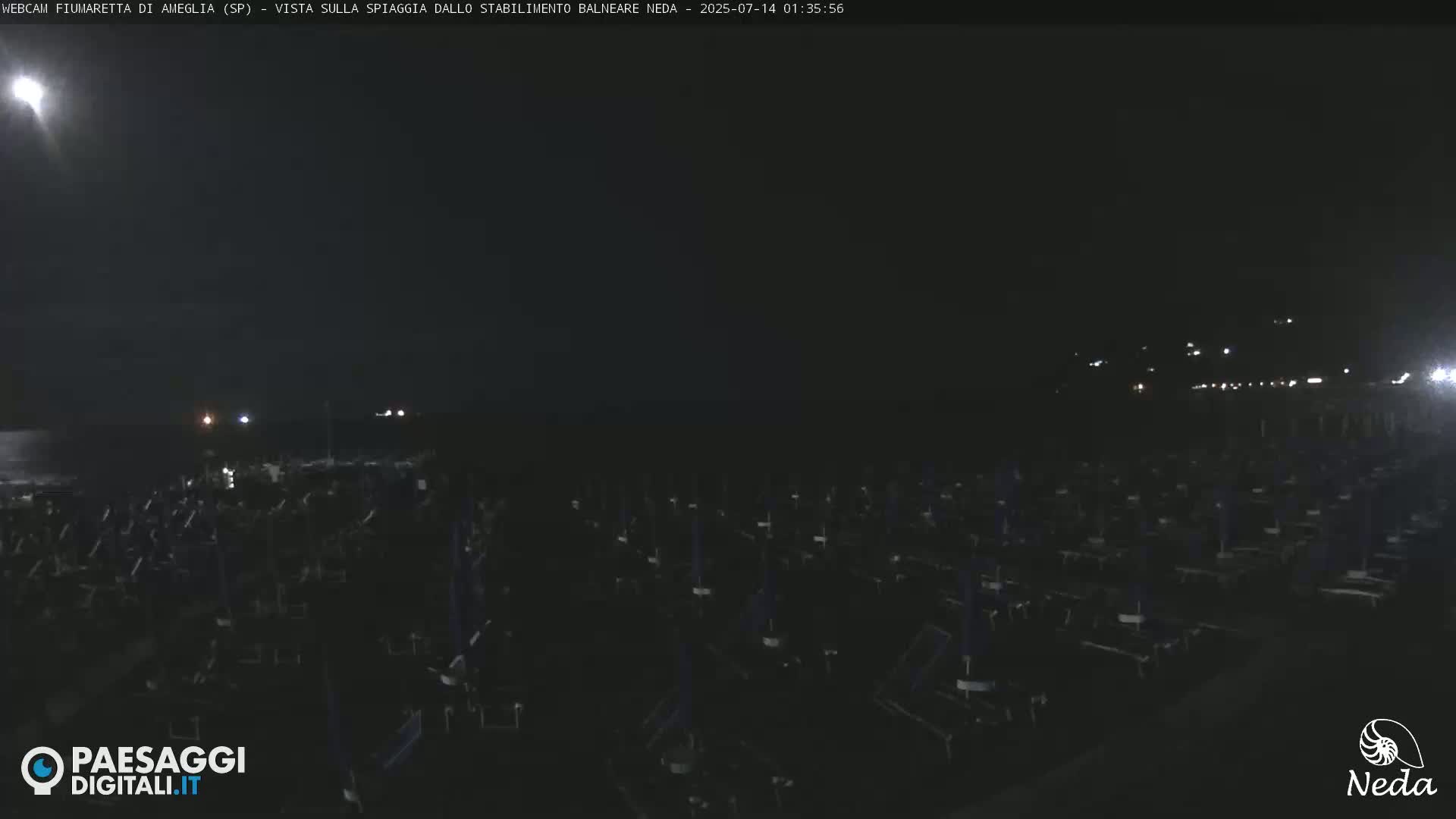 Fiumaretta di Ameglia Beach Live Cam - La Spezia, Liguria, Italy