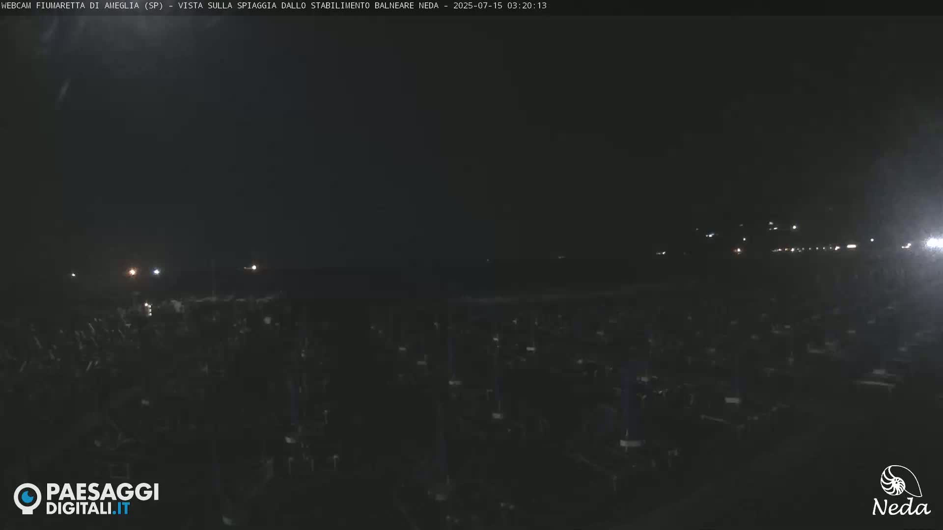 Fiumaretta di Ameglia Beach Live Cam - La Spezia, Liguria, Italy