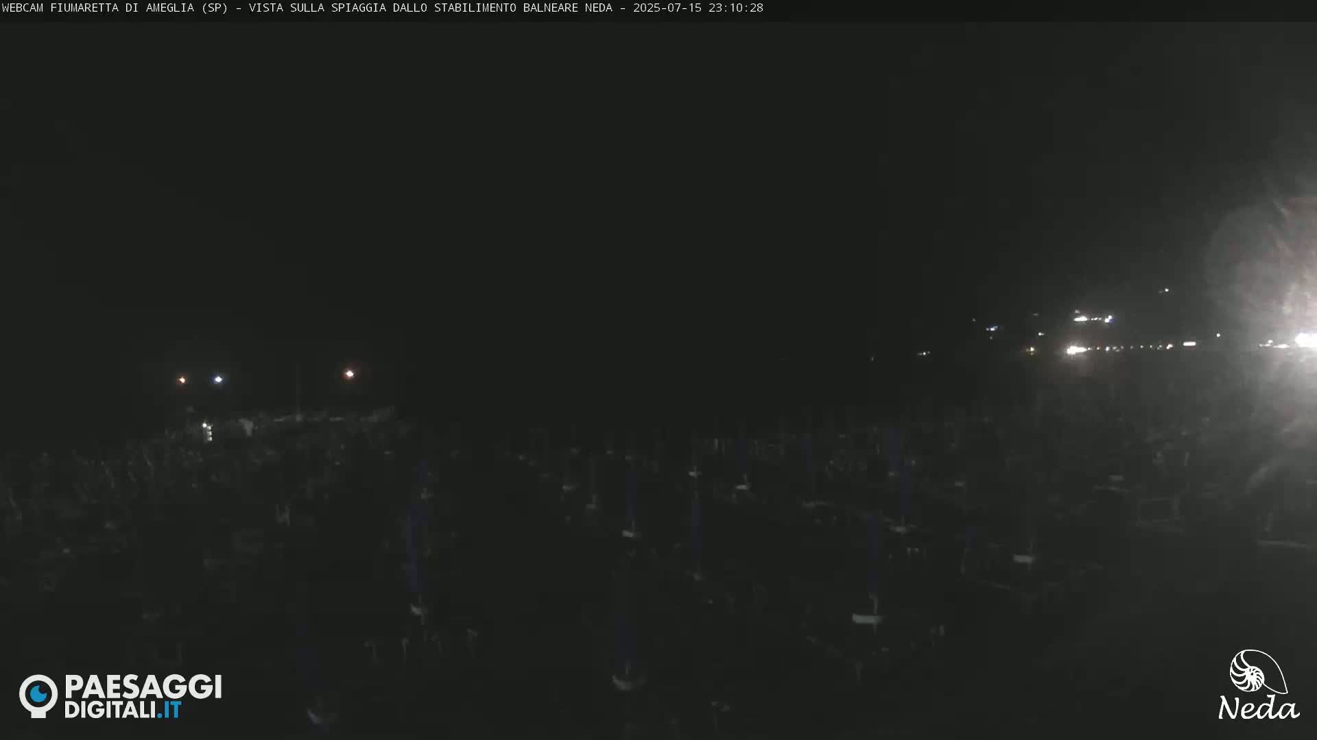 Fiumaretta di Ameglia Beach Live Cam - La Spezia, Liguria, Italy