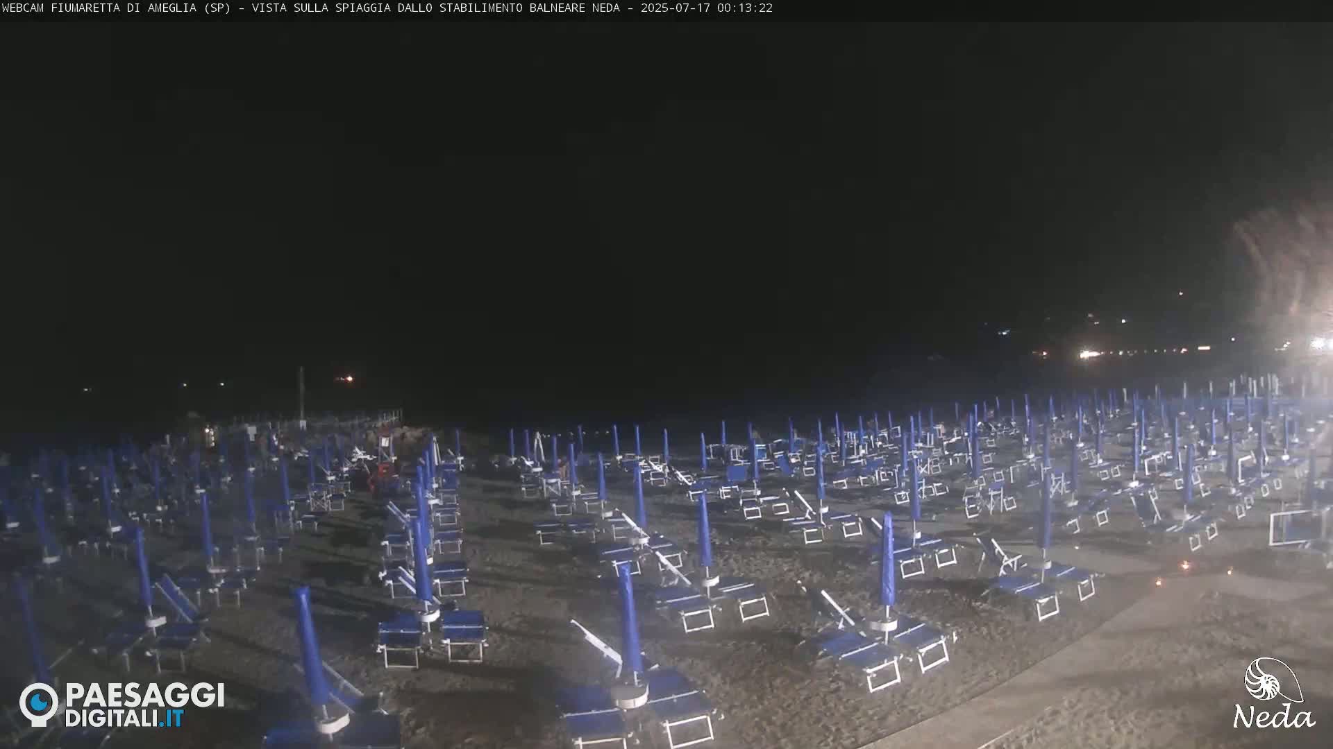 Fiumaretta di Ameglia Beach Live Cam - La Spezia, Liguria, Italy