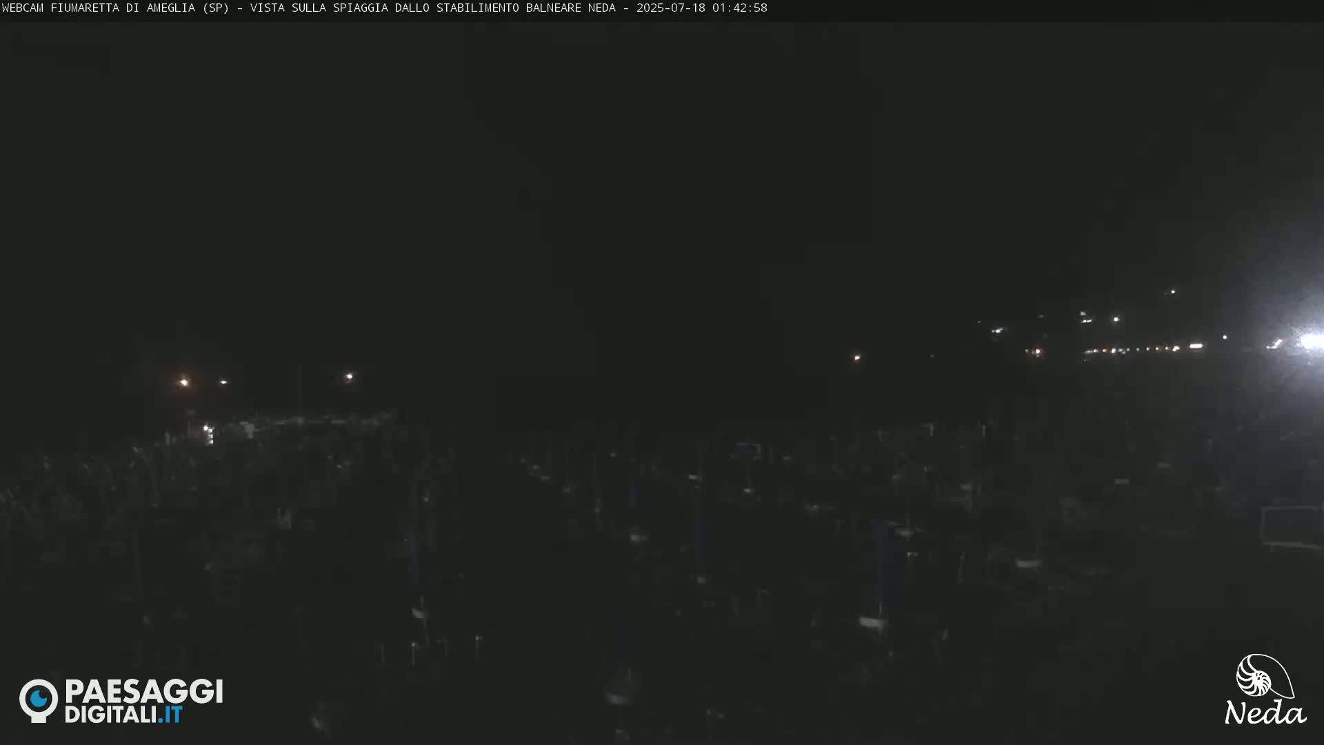 Fiumaretta di Ameglia Beach Live Cam - La Spezia, Liguria, Italy