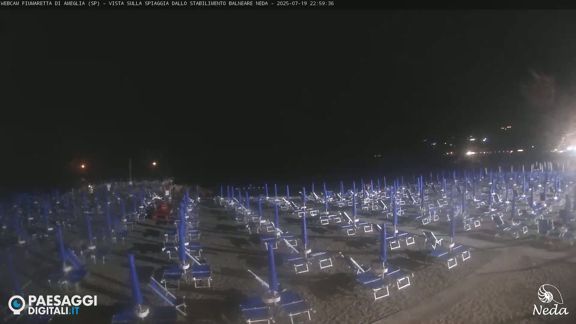 Fiumaretta di Ameglia Beach Live Cam - La Spezia, Liguria, Italy