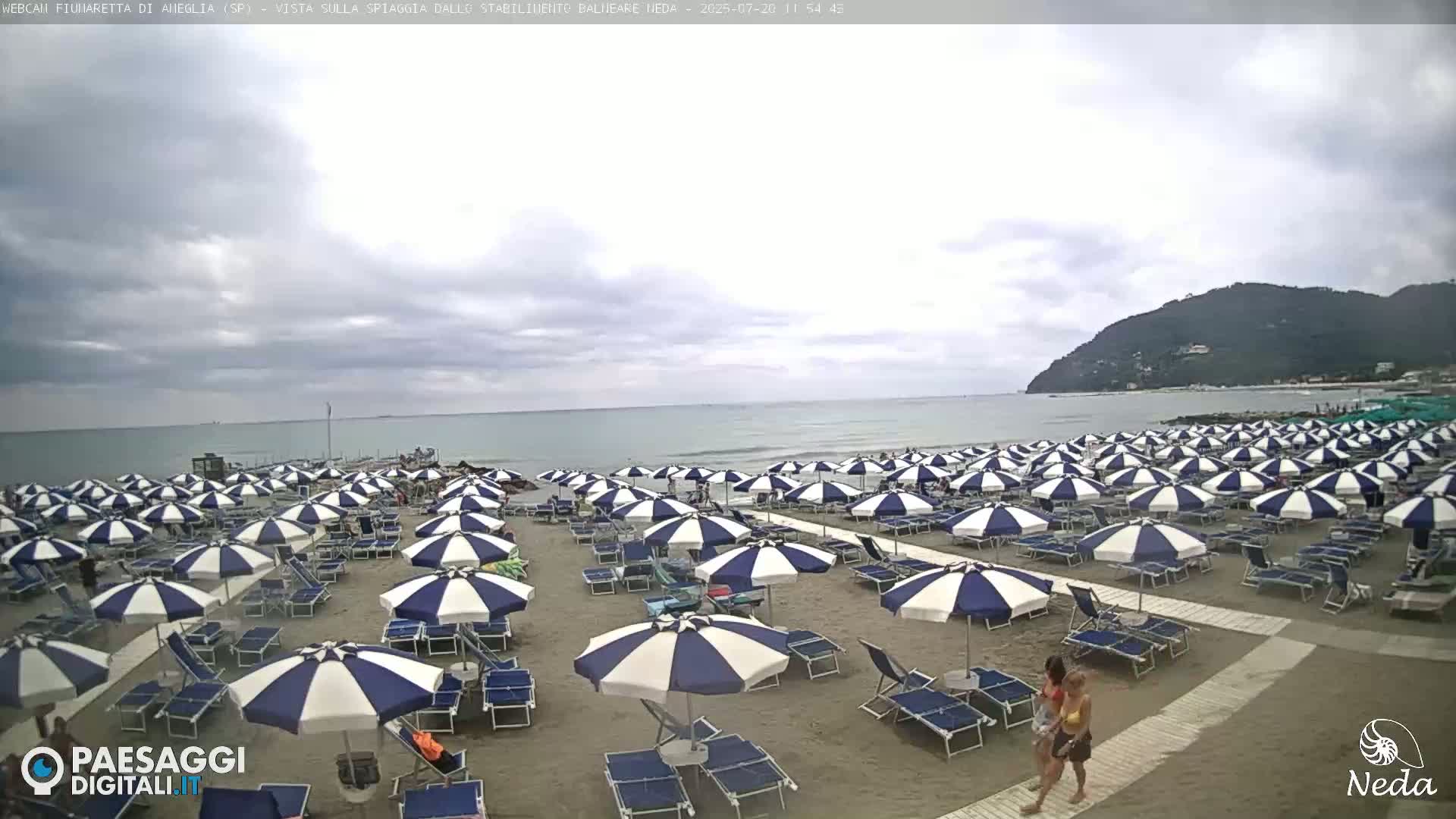 Fiumaretta di Ameglia Beach Live Cam - La Spezia, Liguria, Italy