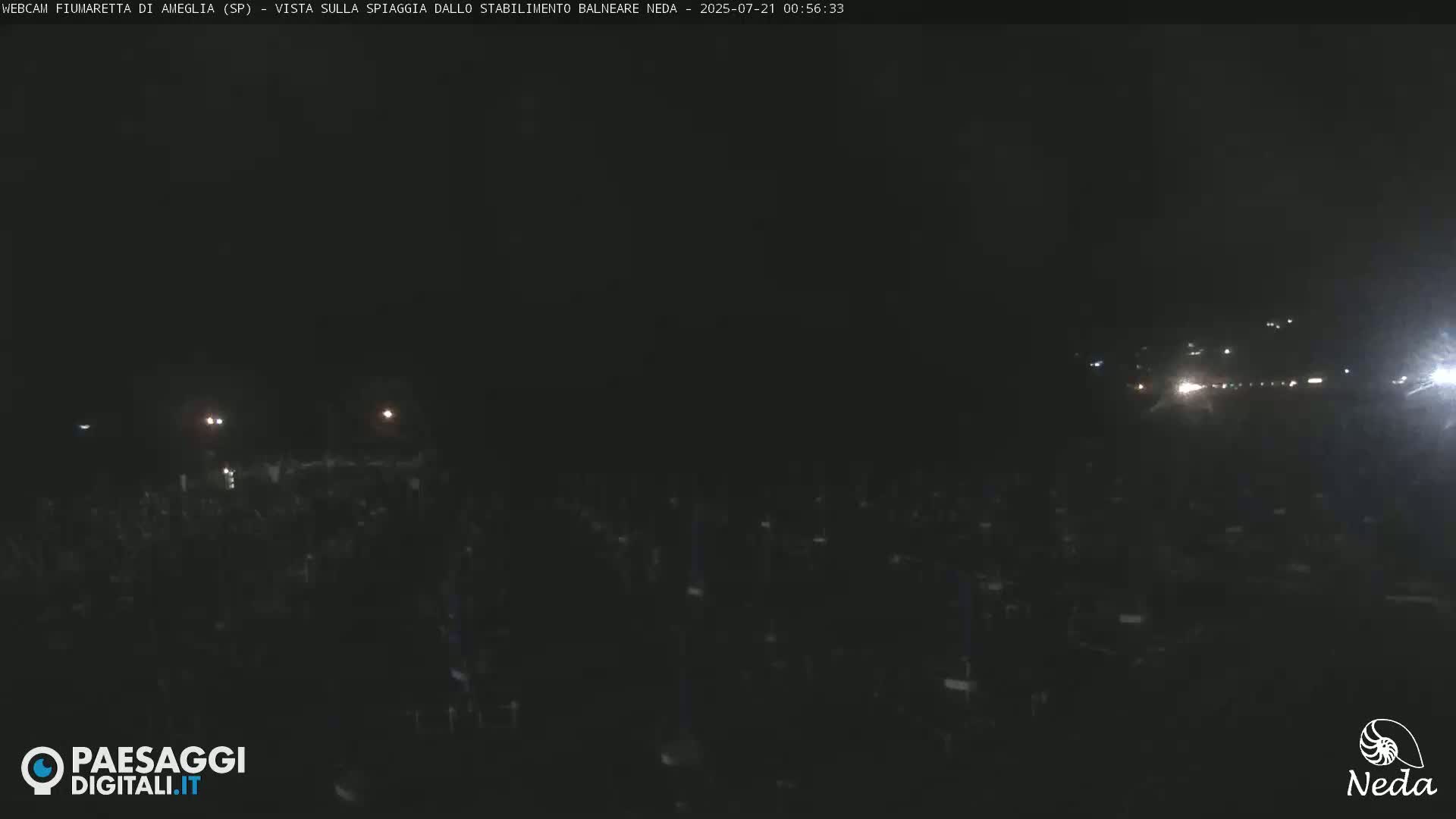 Fiumaretta di Ameglia Beach Live Cam - La Spezia, Liguria, Italy