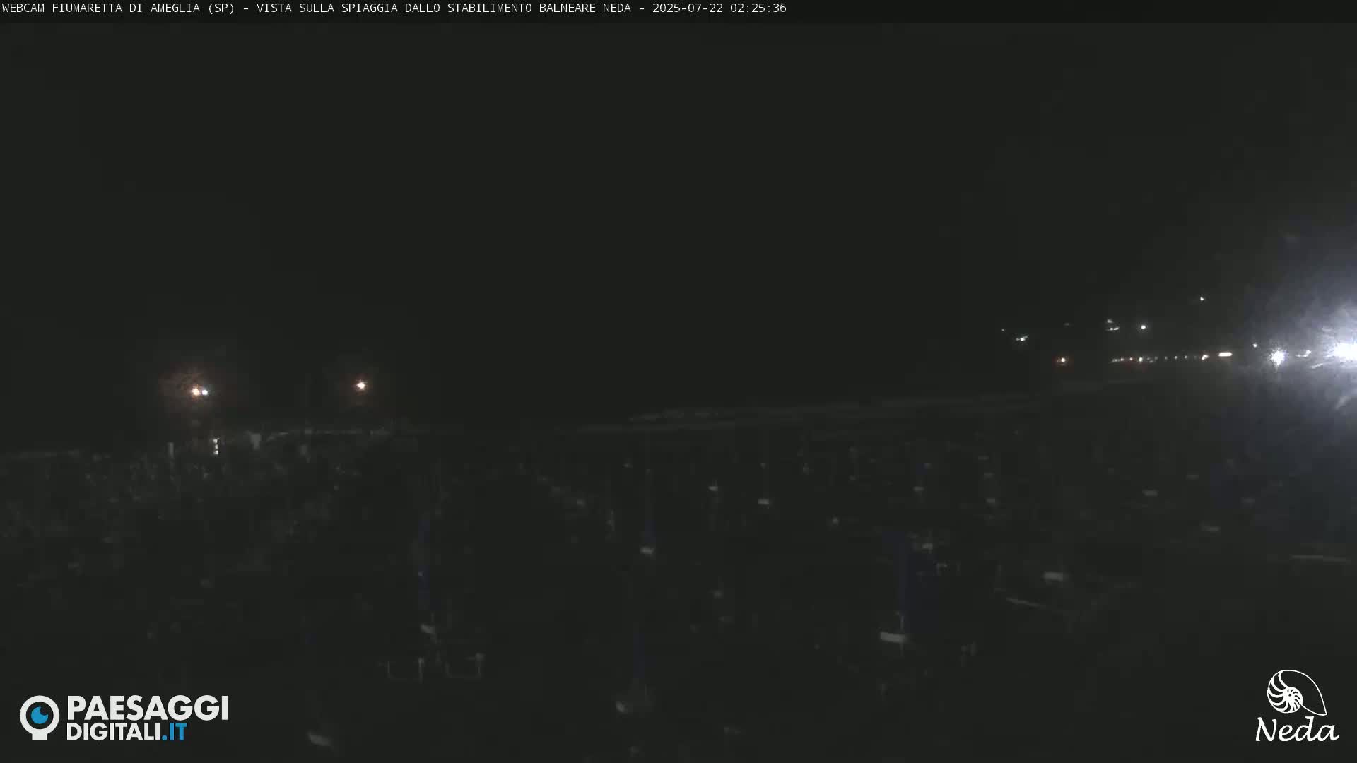 Fiumaretta di Ameglia Beach Live Cam - La Spezia, Liguria, Italy