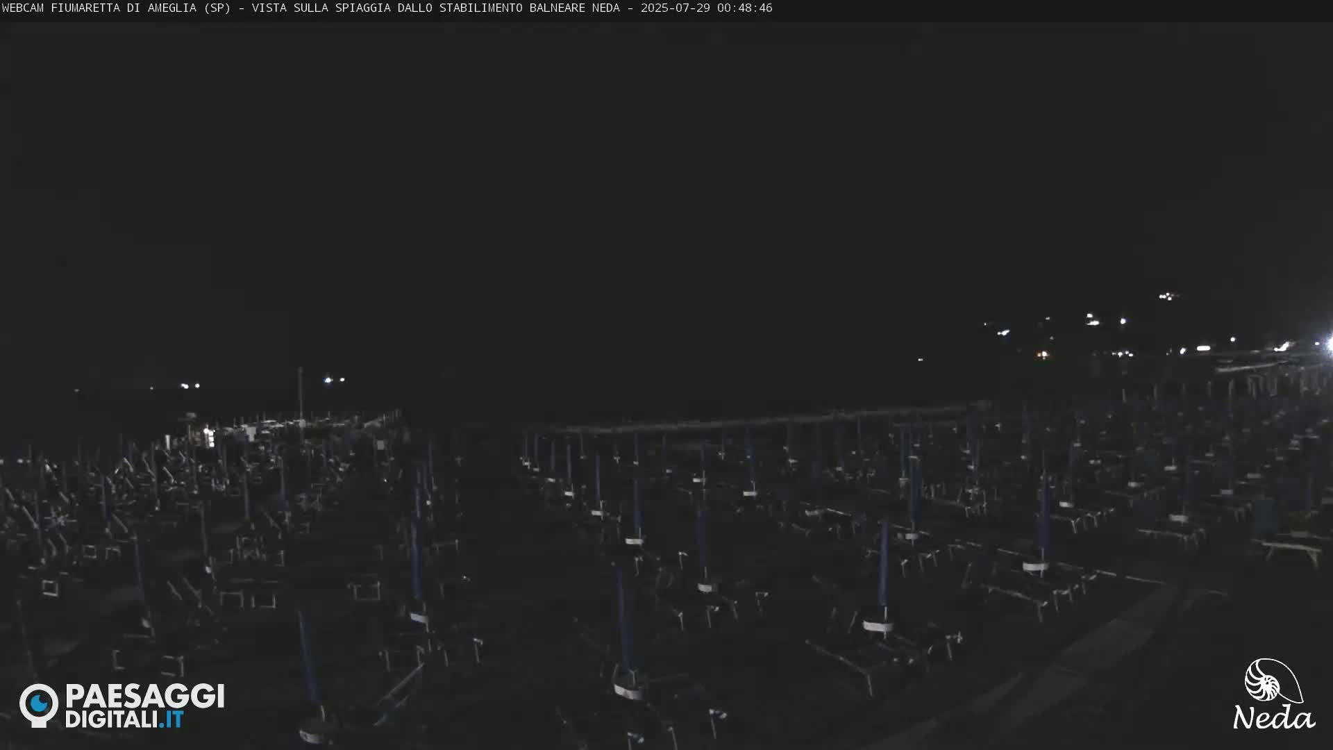 Fiumaretta di Ameglia Beach Live Cam - La Spezia, Liguria, Italy