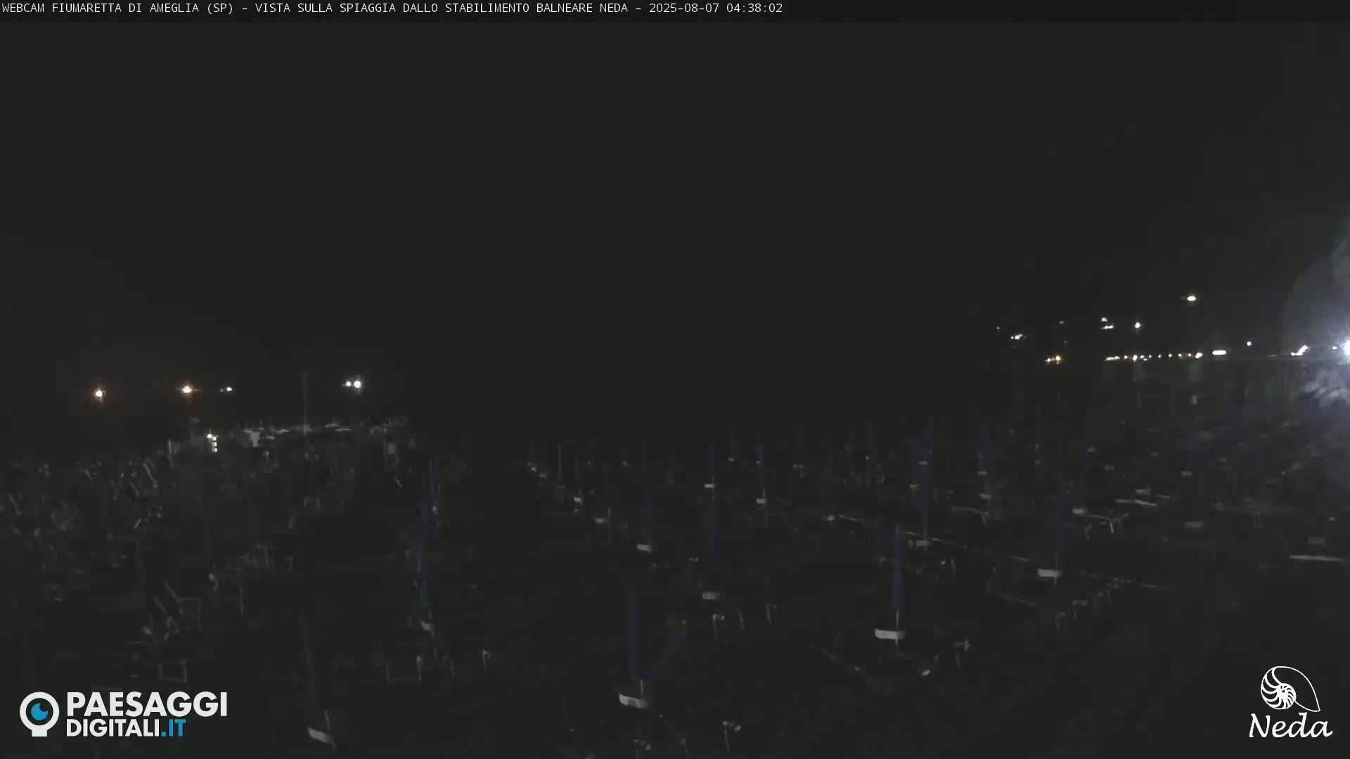 Fiumaretta di Ameglia Beach Live Cam - La Spezia, Liguria, Italy