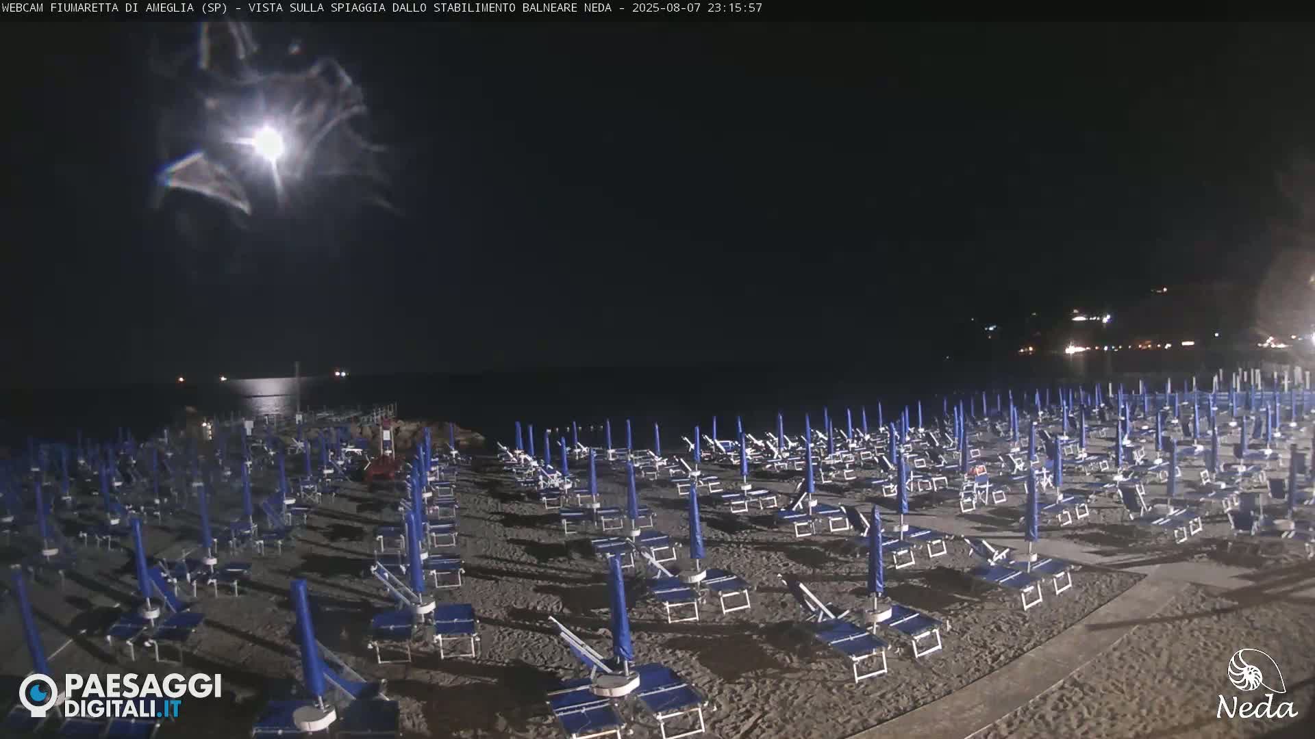 Fiumaretta di Ameglia Beach Live Cam - La Spezia, Liguria, Italy
