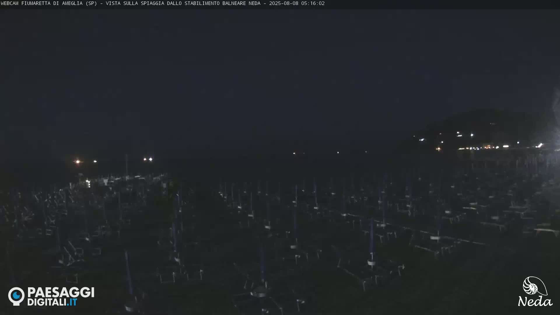 Fiumaretta di Ameglia Beach Live Cam - La Spezia, Liguria, Italy