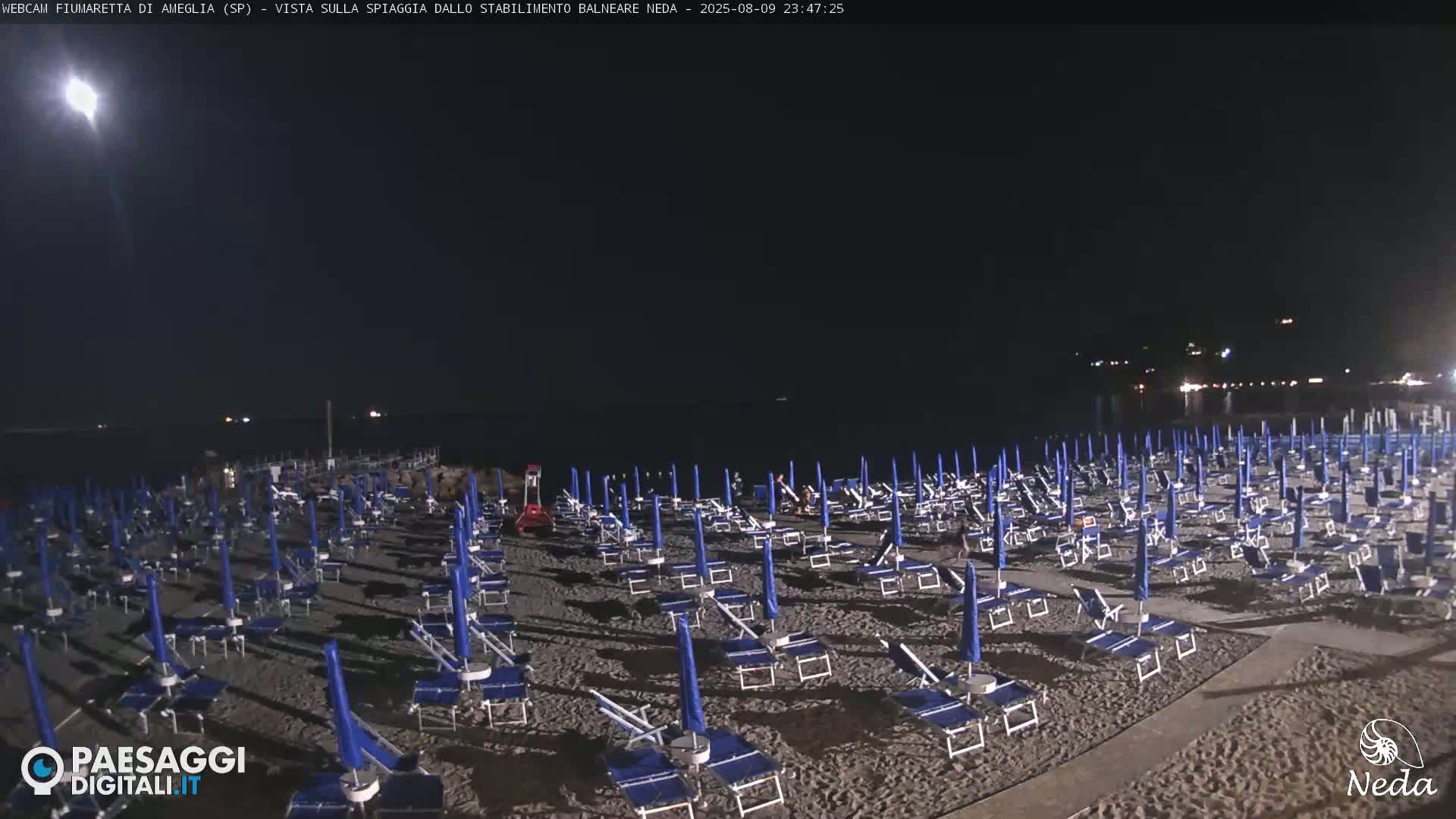 Fiumaretta di Ameglia Beach Live Cam - La Spezia, Liguria, Italy