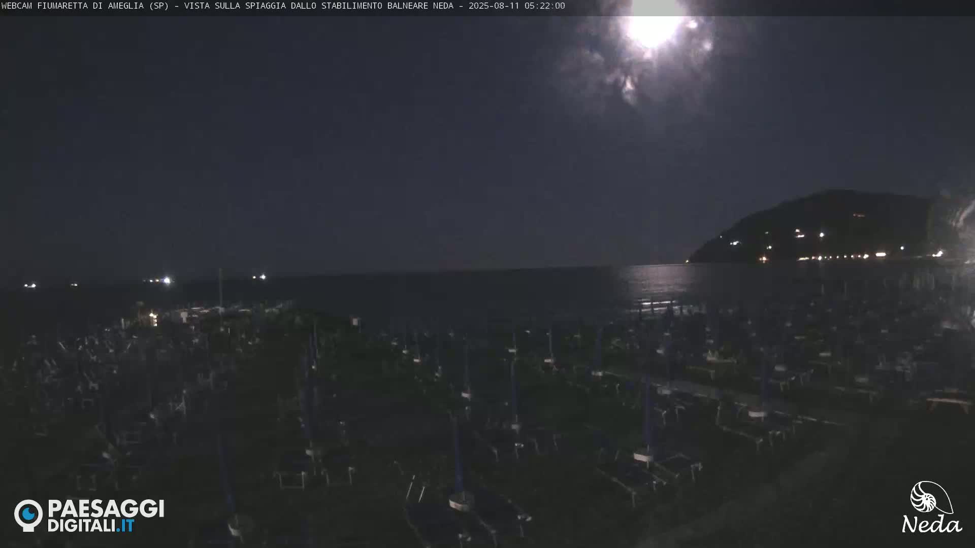 Fiumaretta di Ameglia Beach Live Cam - La Spezia, Liguria, Italy