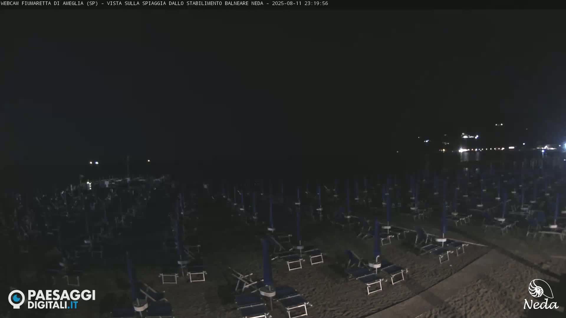 Fiumaretta di Ameglia Beach Live Cam - La Spezia, Liguria, Italy