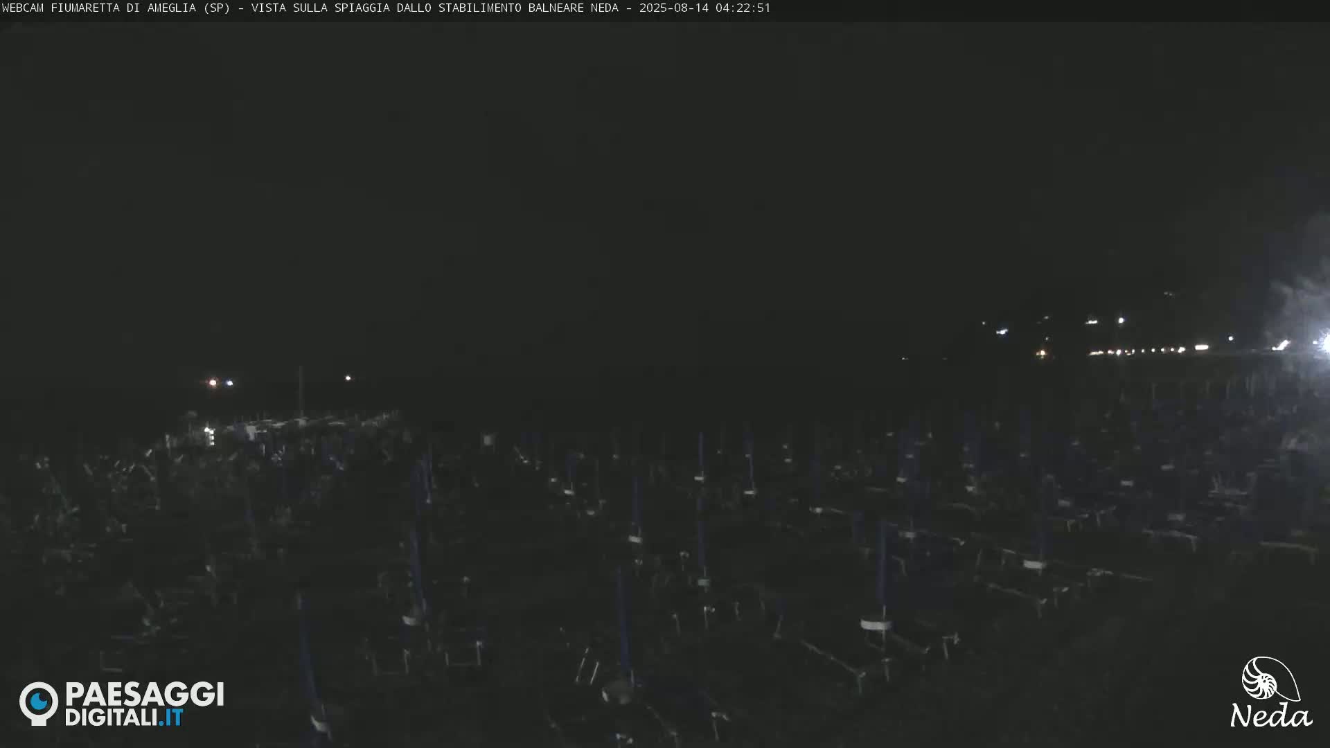 Fiumaretta di Ameglia Beach Live Cam - La Spezia, Liguria, Italy