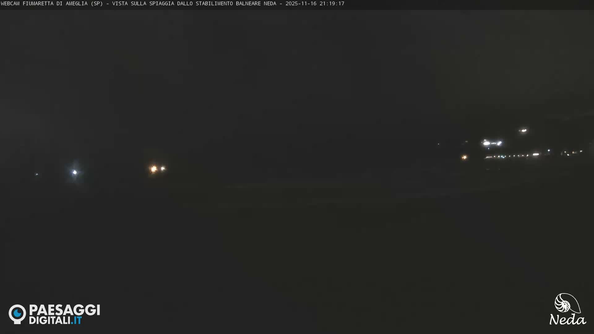 Fiumaretta di Ameglia Beach Live Cam - La Spezia, Liguria, Italy