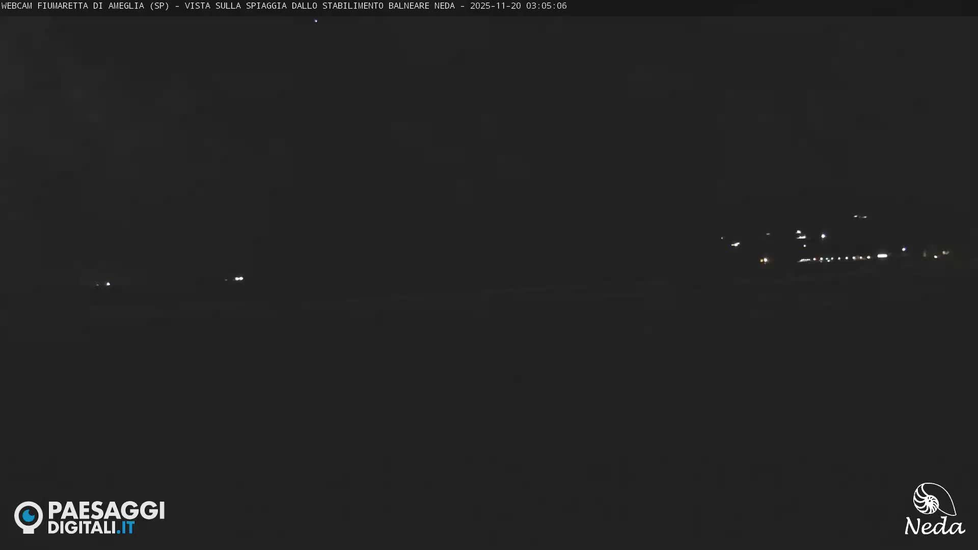 Fiumaretta di Ameglia Beach Live Cam - La Spezia, Liguria, Italy