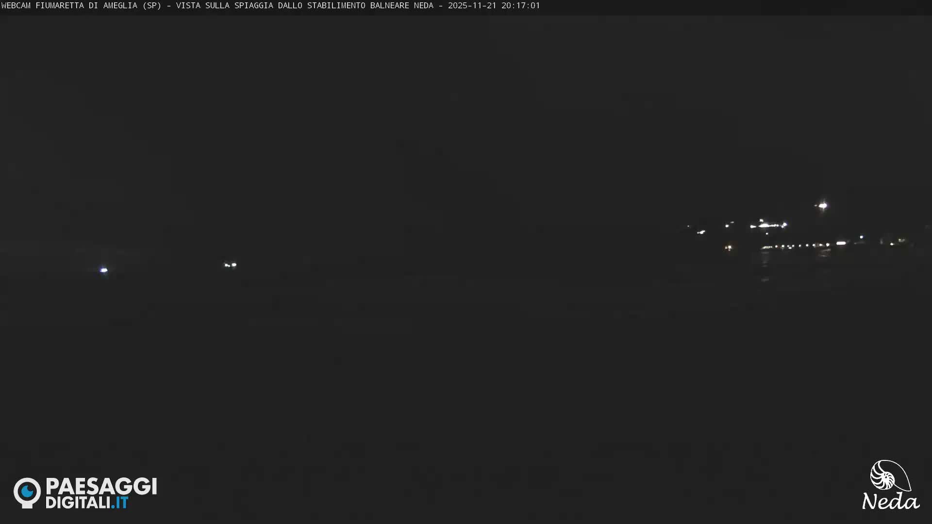 Fiumaretta di Ameglia Beach Live Cam - La Spezia, Liguria, Italy