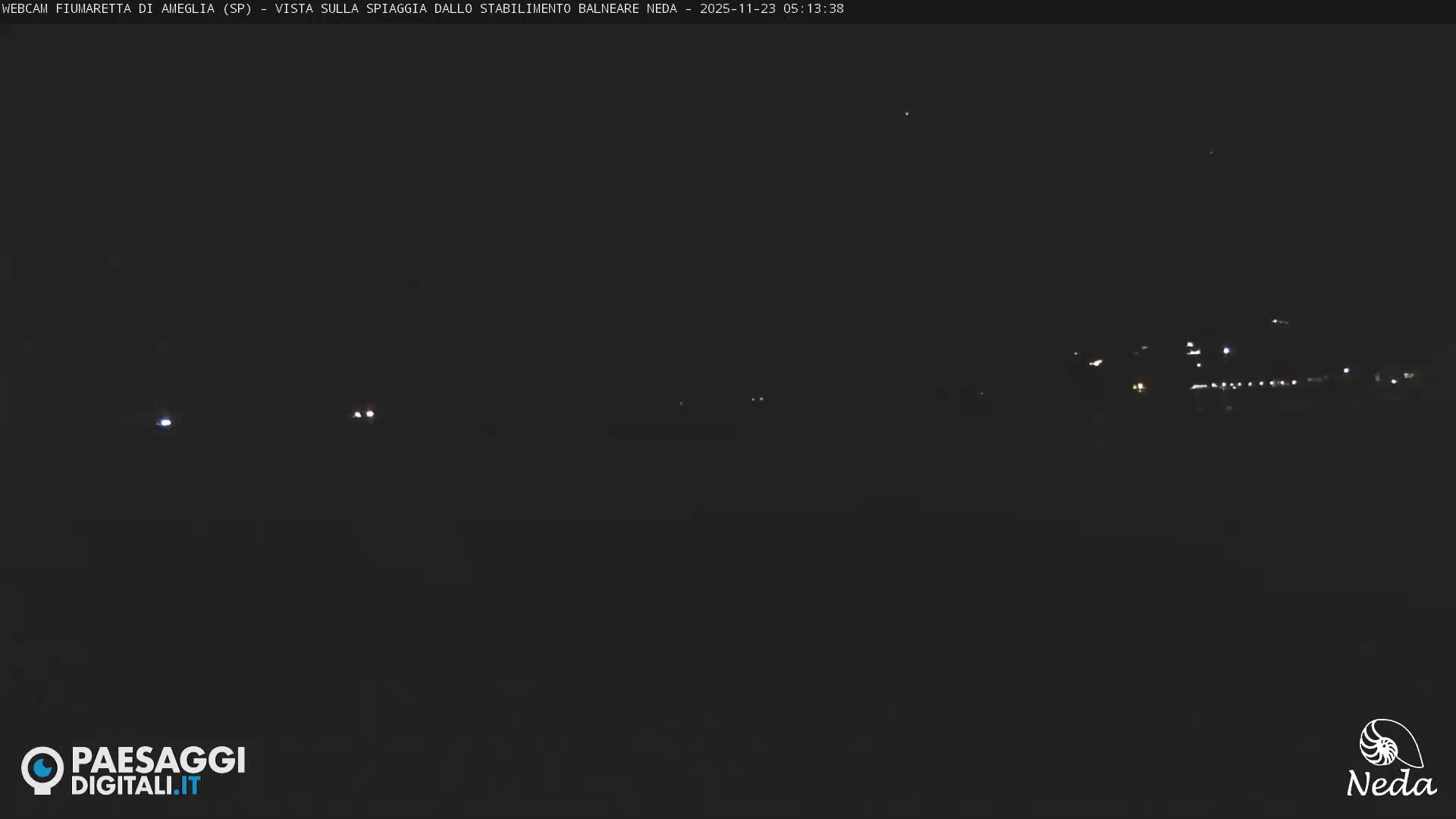 Fiumaretta di Ameglia Beach Live Cam - La Spezia, Liguria, Italy