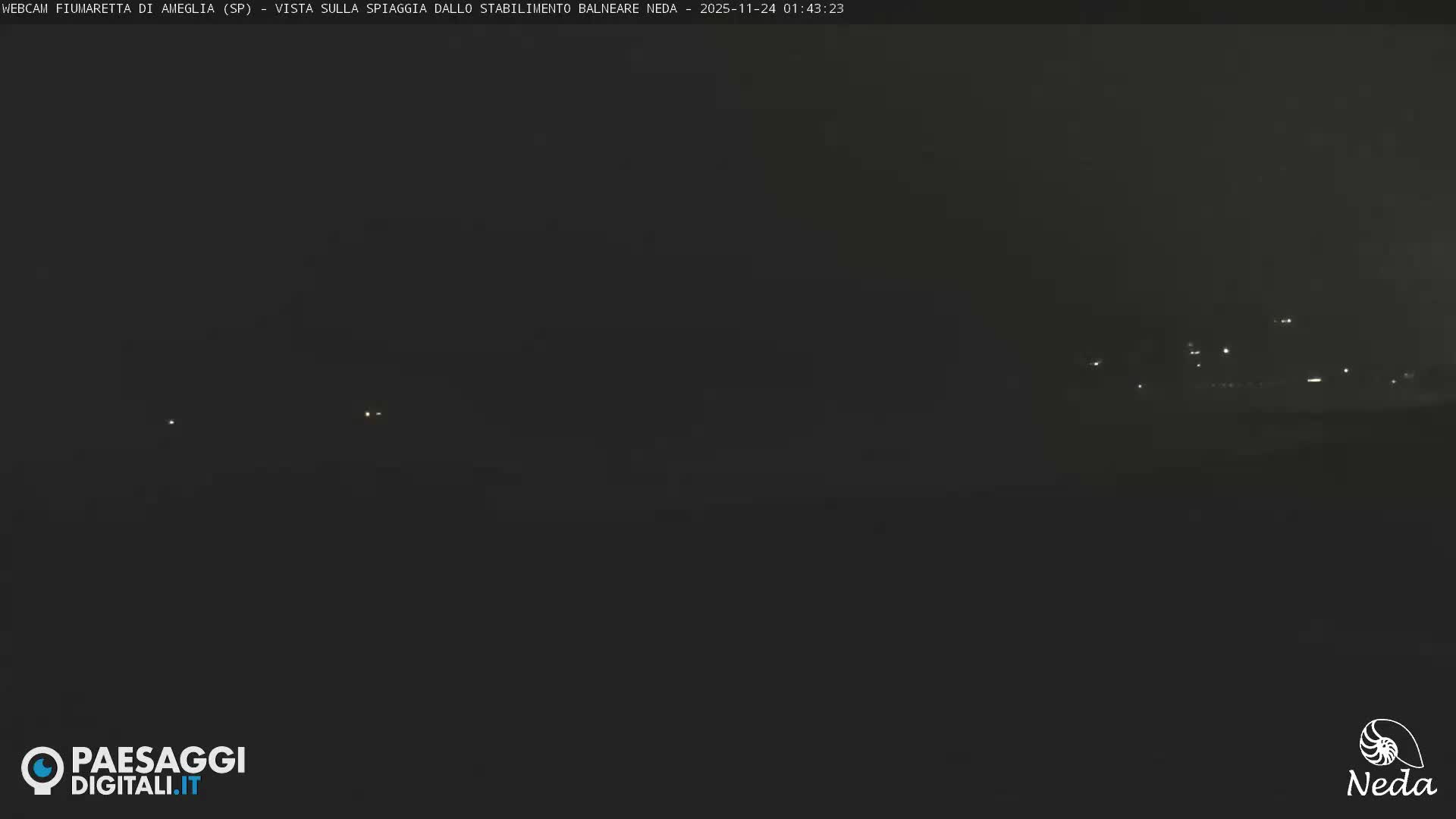 Fiumaretta di Ameglia Beach Live Cam - La Spezia, Liguria, Italy