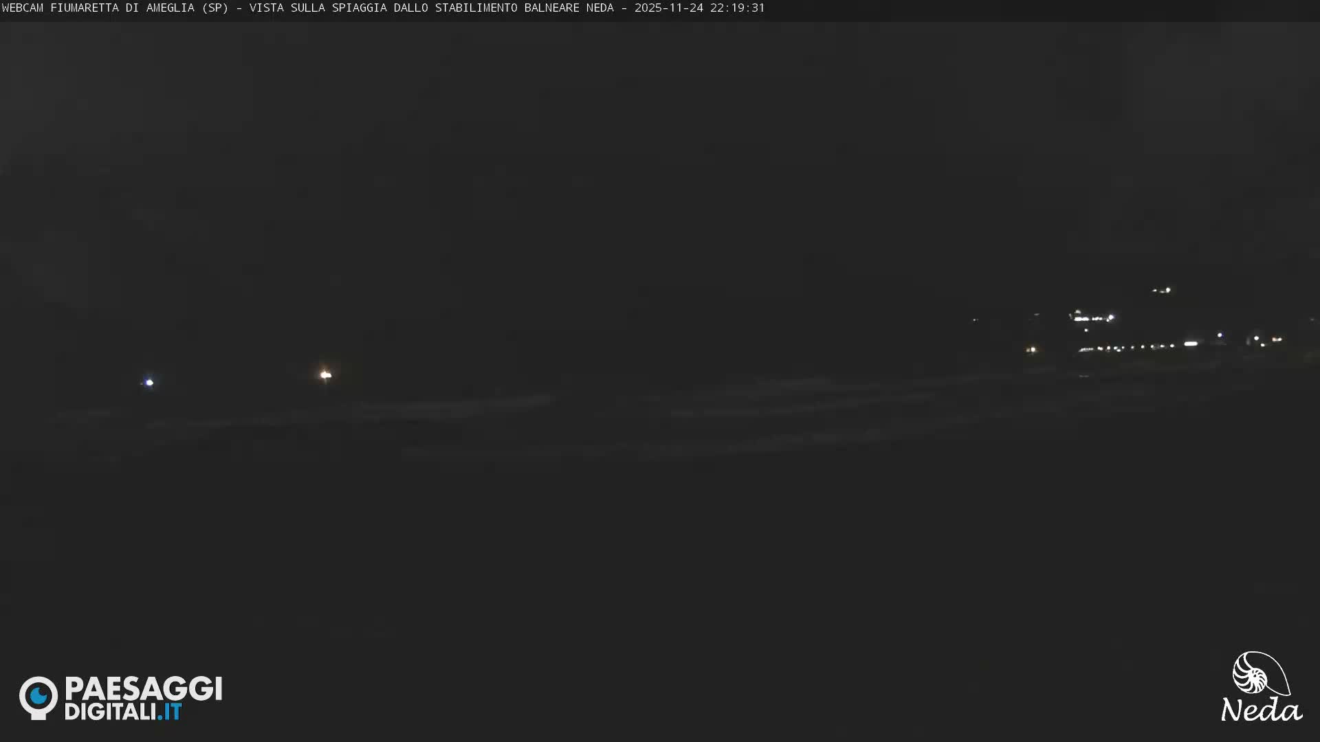 Fiumaretta di Ameglia Beach Live Cam - La Spezia, Liguria, Italy