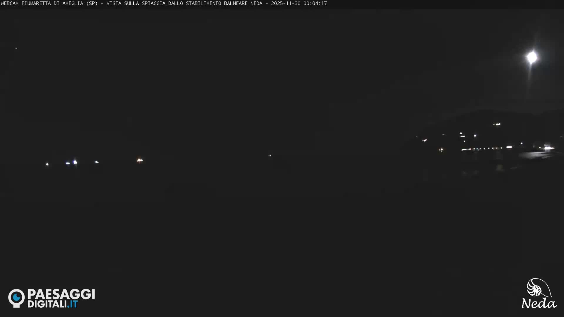 Fiumaretta di Ameglia Beach Live Cam - La Spezia, Liguria, Italy