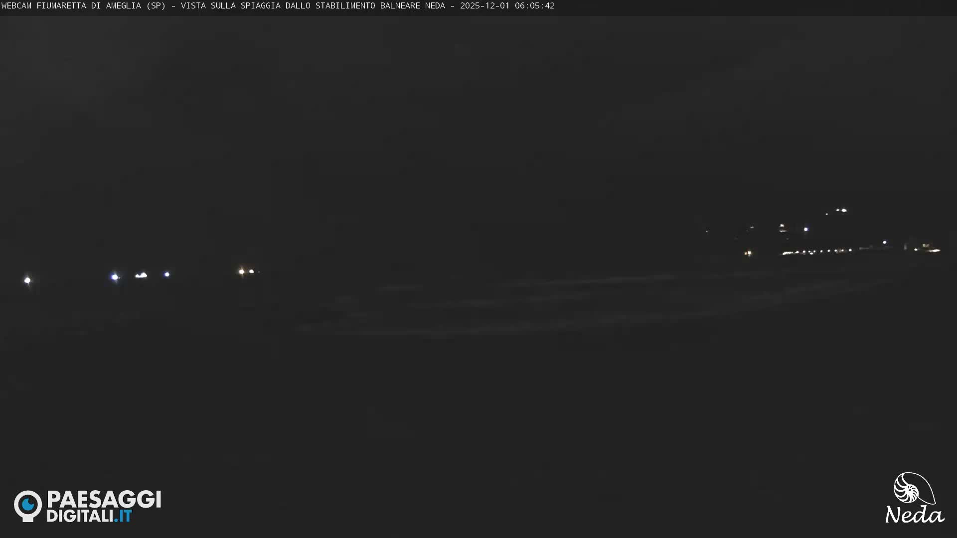 Fiumaretta di Ameglia Beach Live Cam - La Spezia, Liguria, Italy