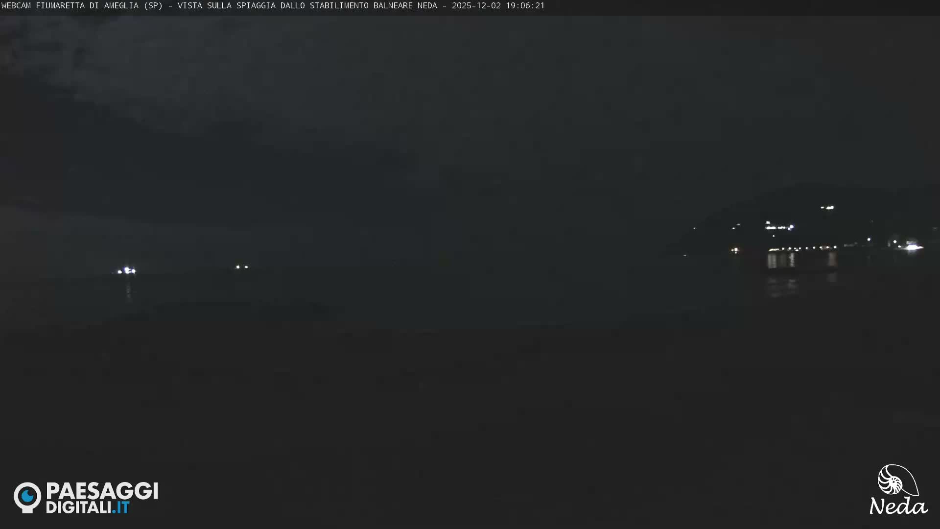 Fiumaretta di Ameglia Beach Live Cam - La Spezia, Liguria, Italy